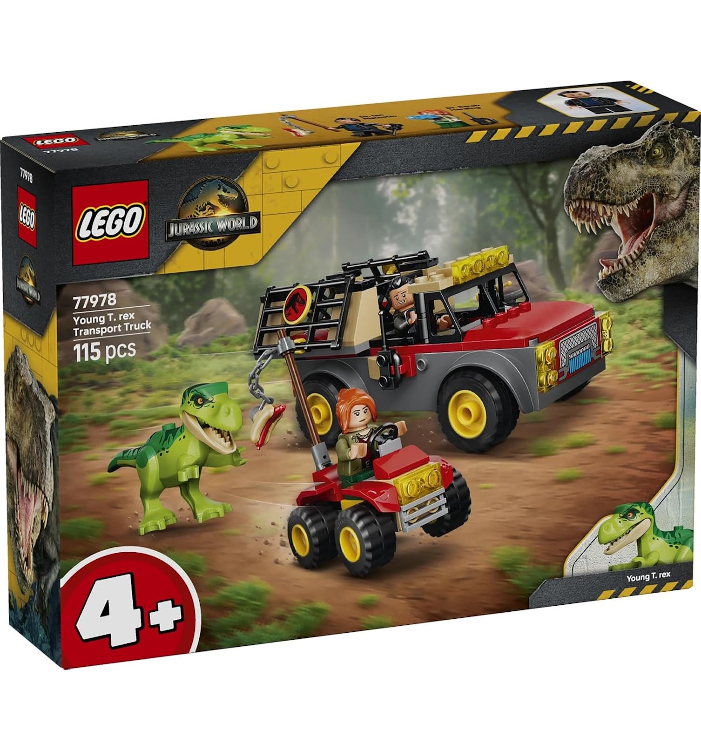 Конструктор LEGO Jurassic World Грузовик молодого Ти-рекса 115 дет. - фото 7