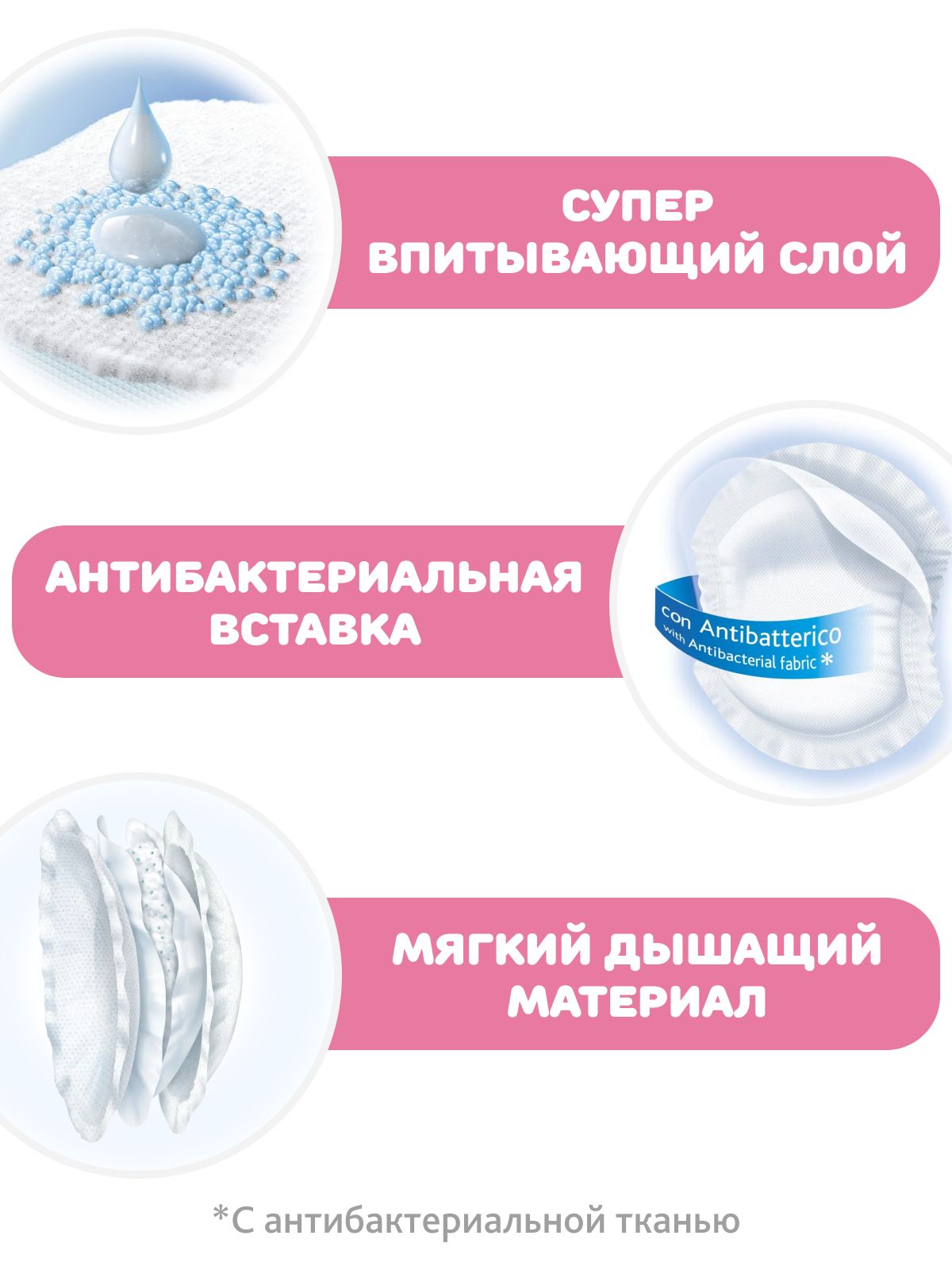 Вкладыши для груди Chicco анатомические 60 шт. - фото 9