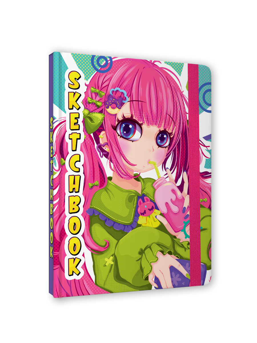 Блокнот Проф-Пресс Скетчбук А5. Аниме. Сладкий вкус 80 л. - фото 6