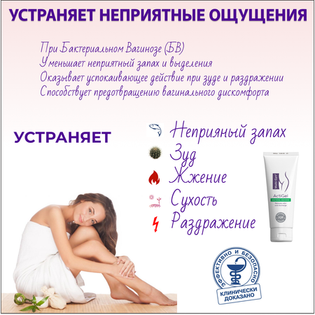 Актигель Multi-Gyn от бактериального вагиноза 50 мл