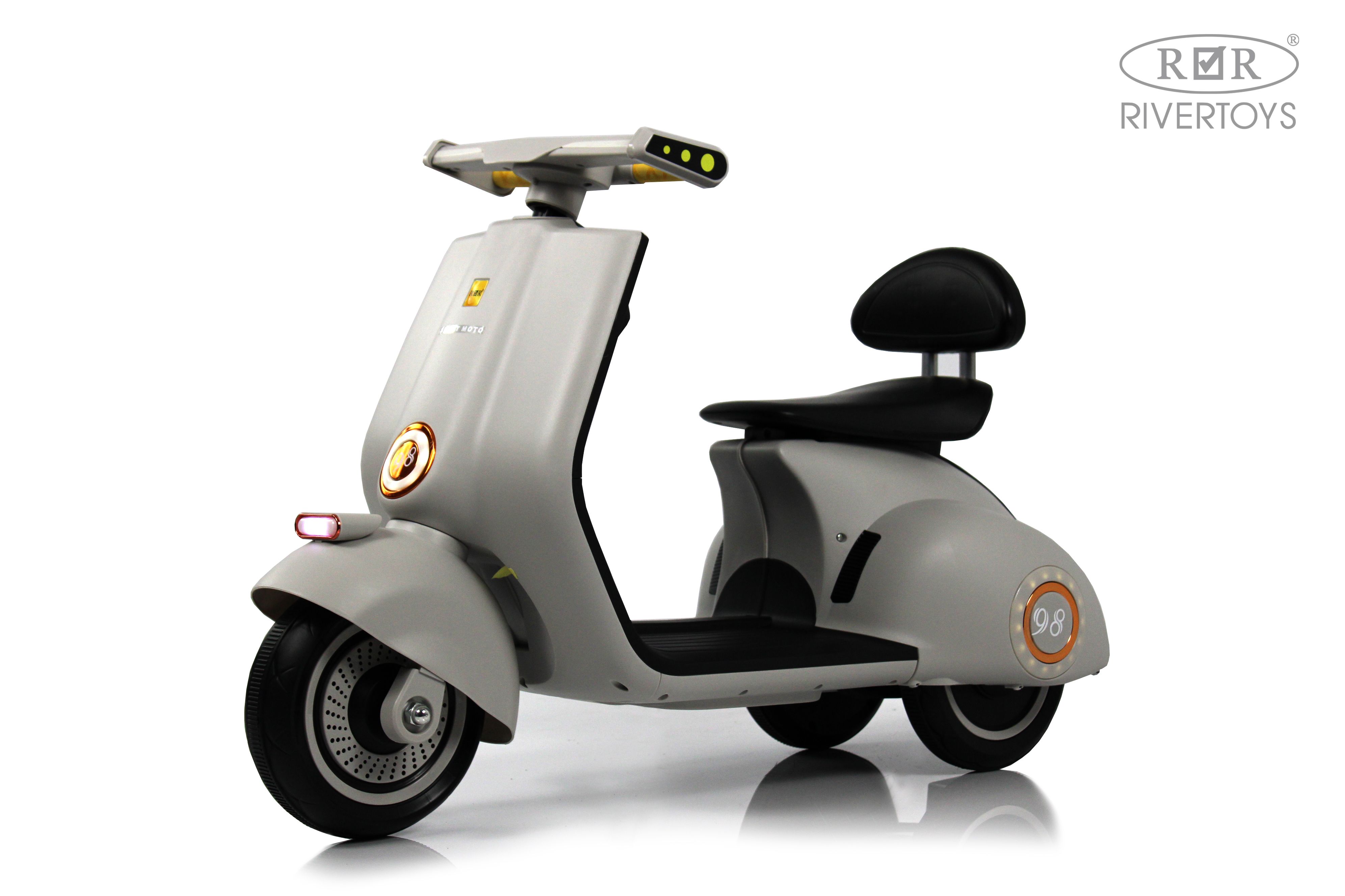 Электромобиль RIVERTOYS K444PX-GRAY - фото 11