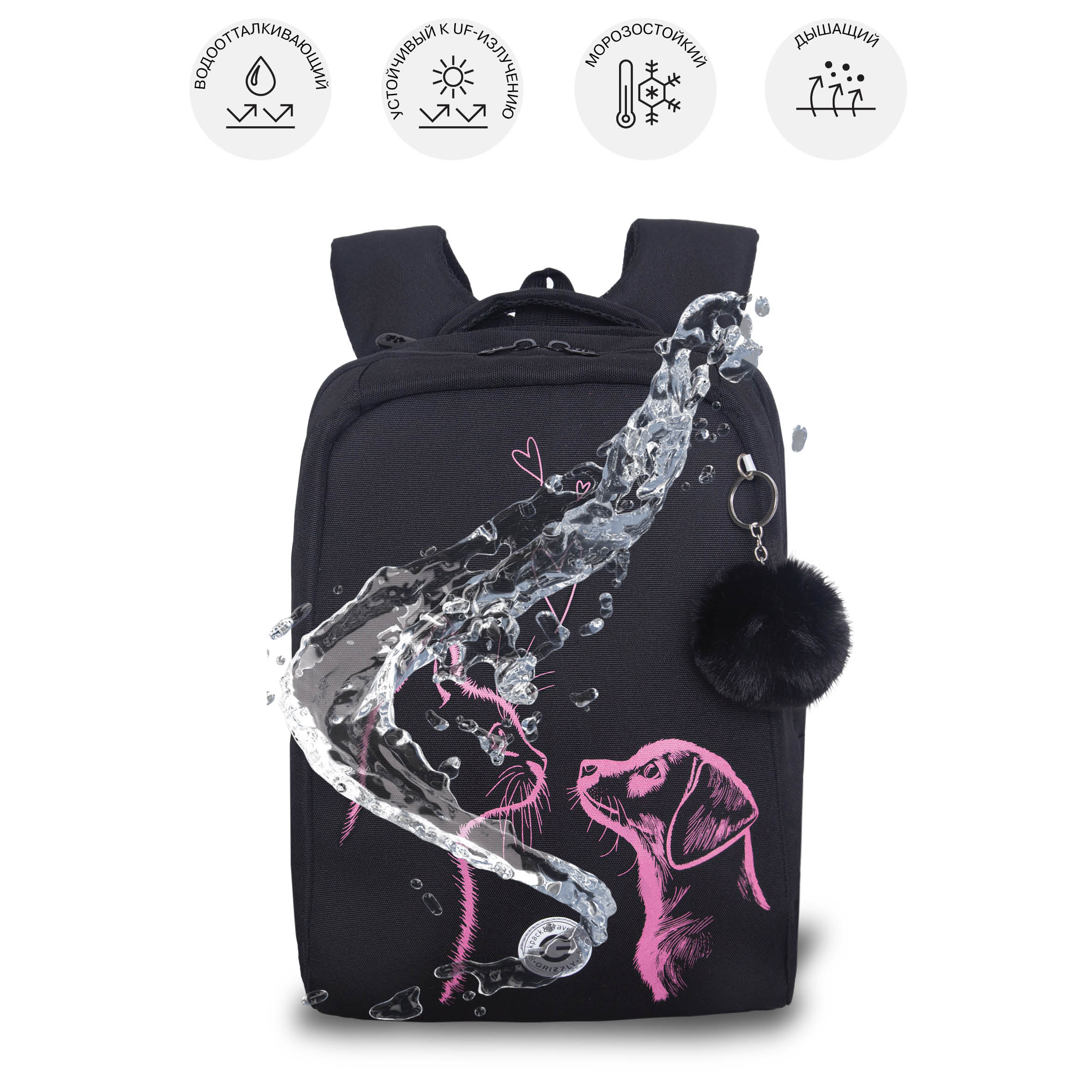 Рюкзак Grizzly для девочки - фото 11