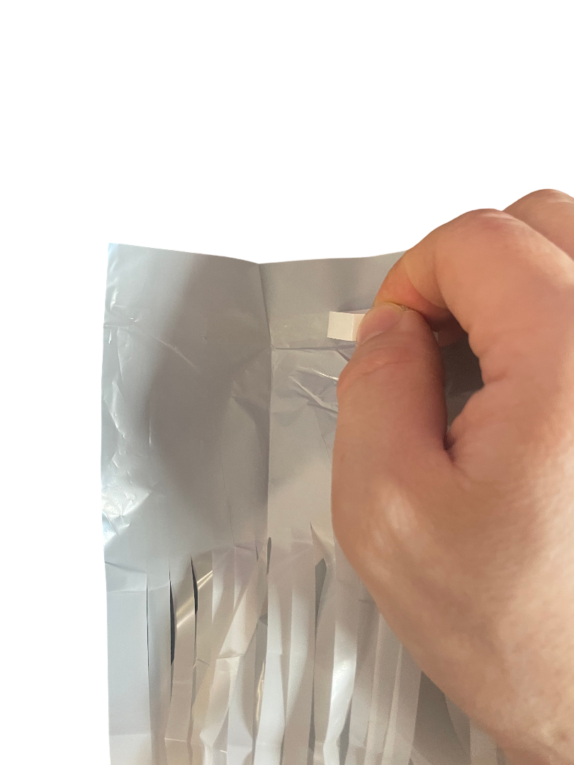 Дождик для фотозоны ZHIYU MENG белый 2х1м 4 штуки - фото 5