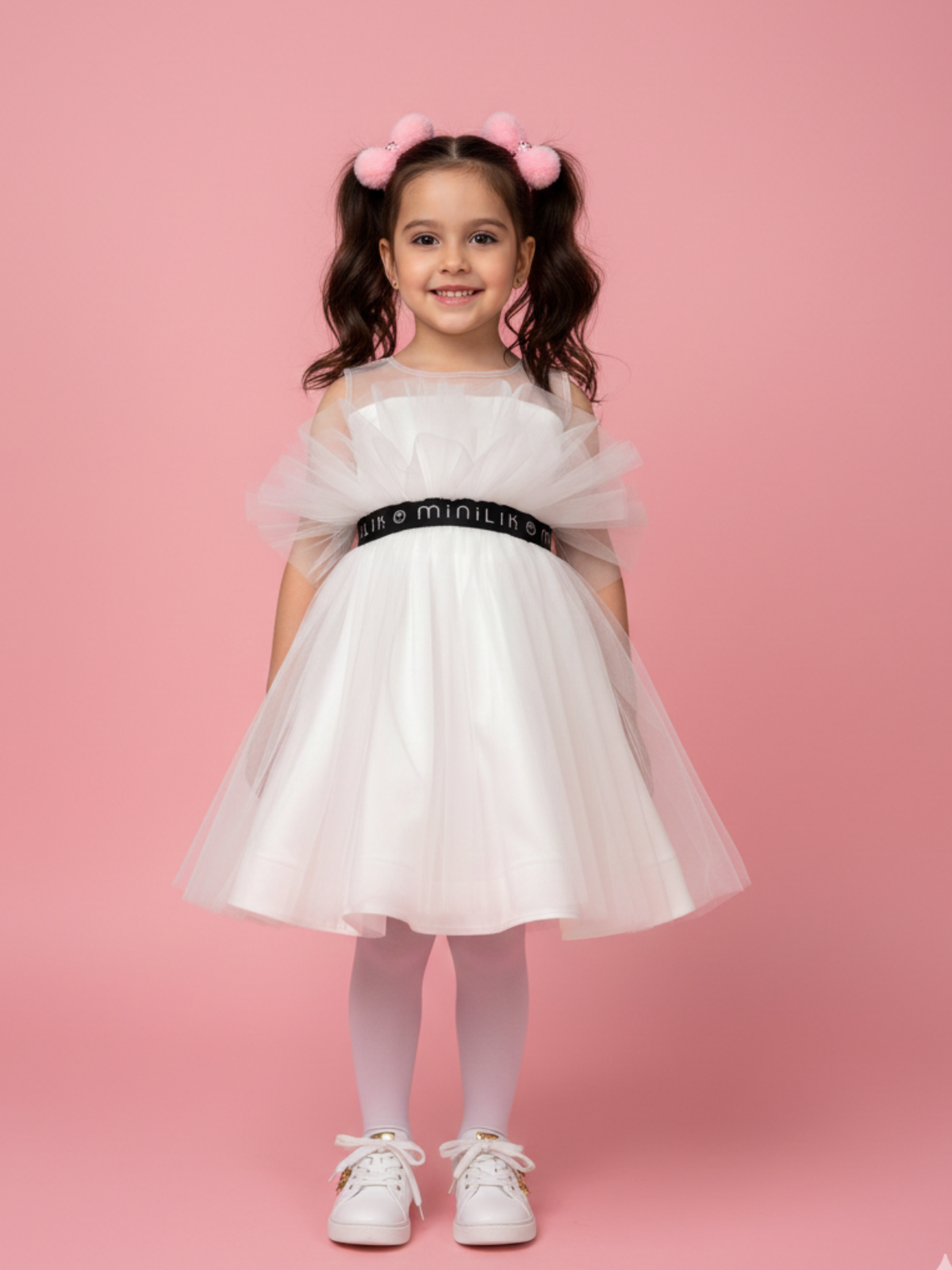 Платье Minilik ПлатьеСеткаБелое - фото 2