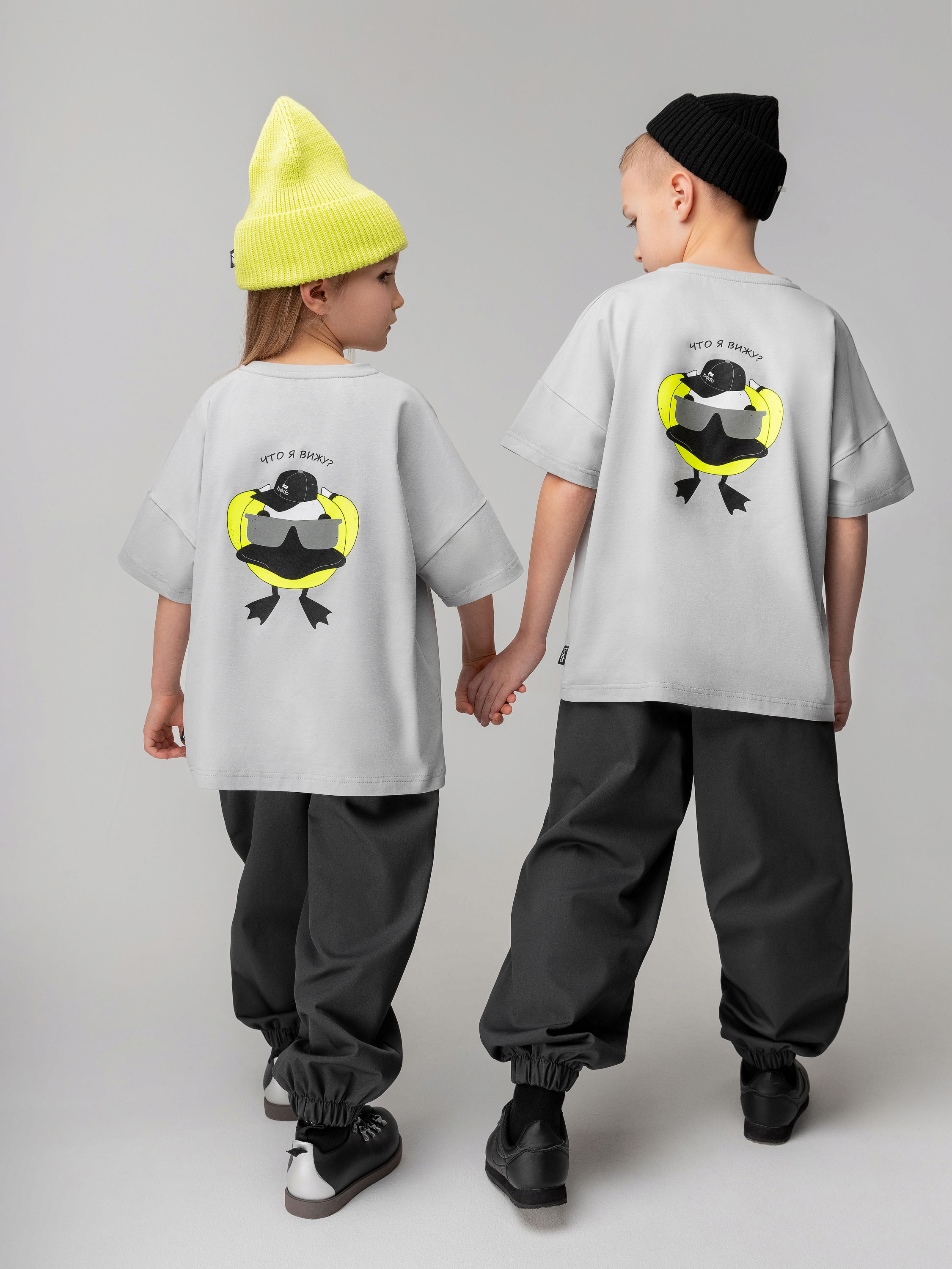 Футболка Bodo 4-435MU_серый (салатовый) - фото 3