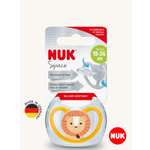 Пустышка Nuk силикон ортодонтическая от 18 мес. 1 шт.