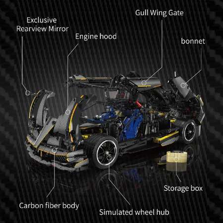 Конструктор Mould King Спорткар Pagani Huayra