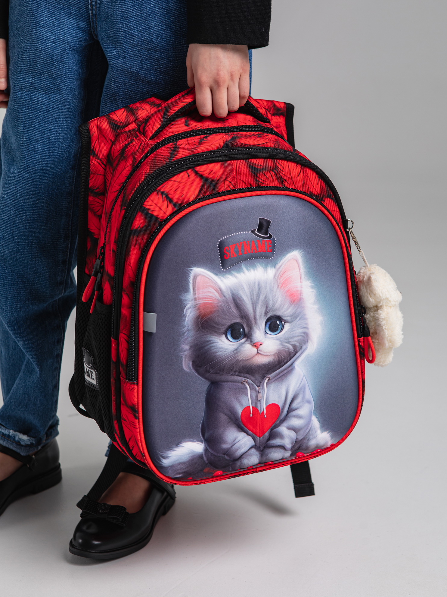 Рюкзак SkyName анатомическая спинка + брелок - фото 7