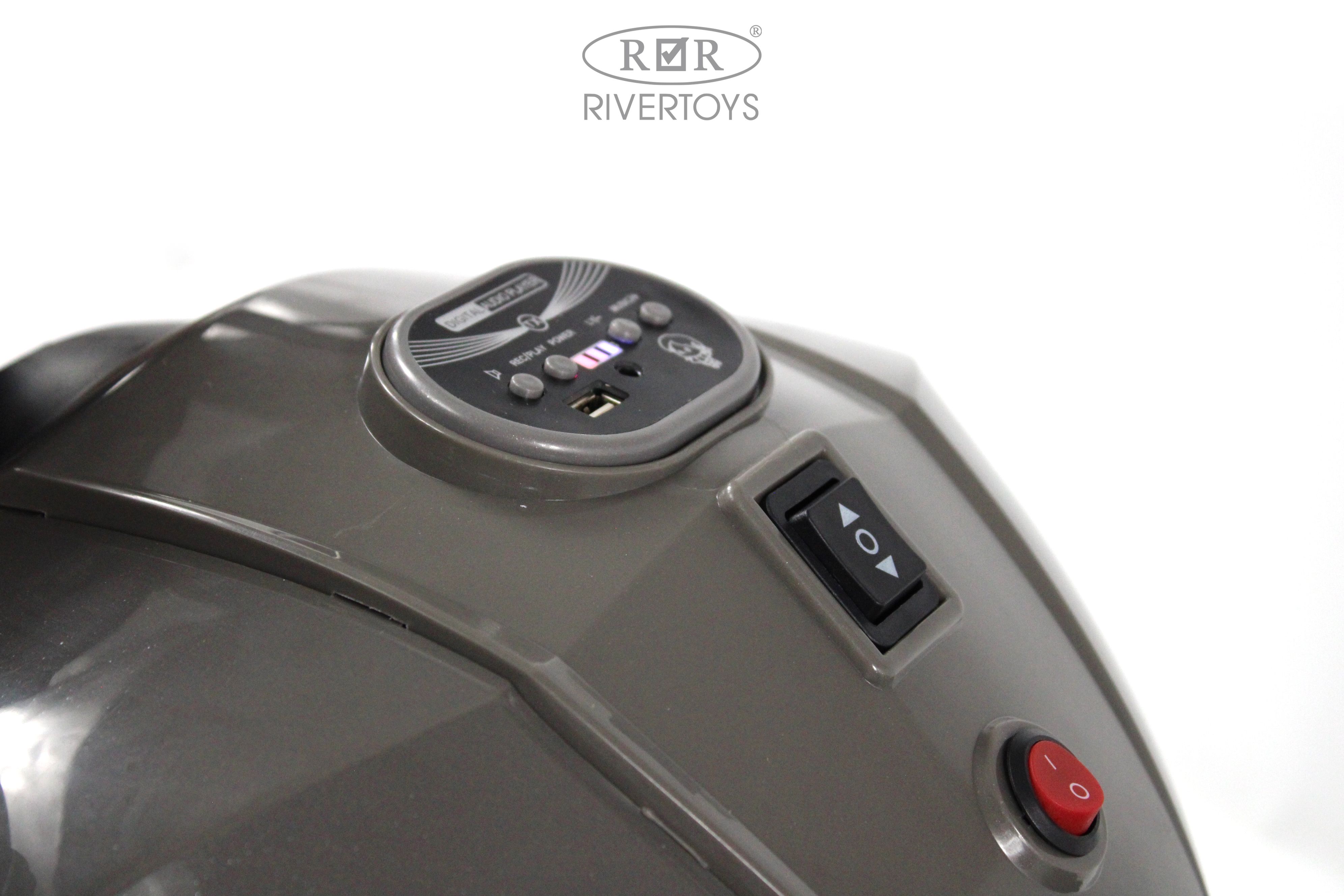 Электромобиль RIVERTOYS C111MC-GREY - фото 9