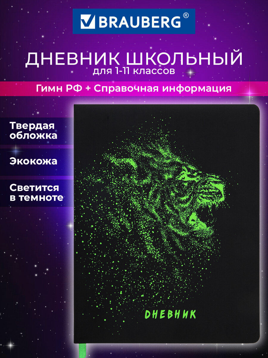 Дневник школьный Brauberg 48 листов - фото 1
