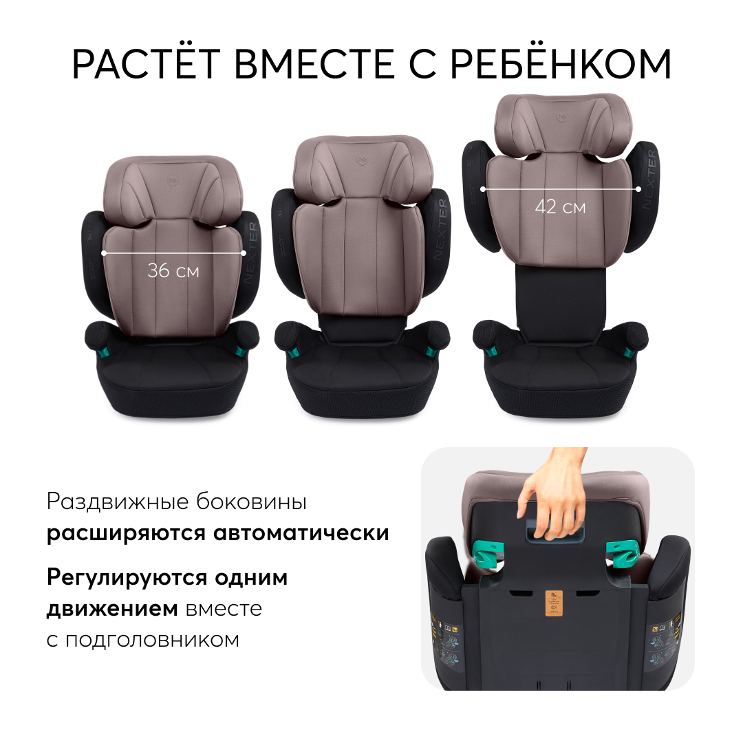 Автокресло Happy Baby Nexter 2/3 (15-36 кг) - фото 5