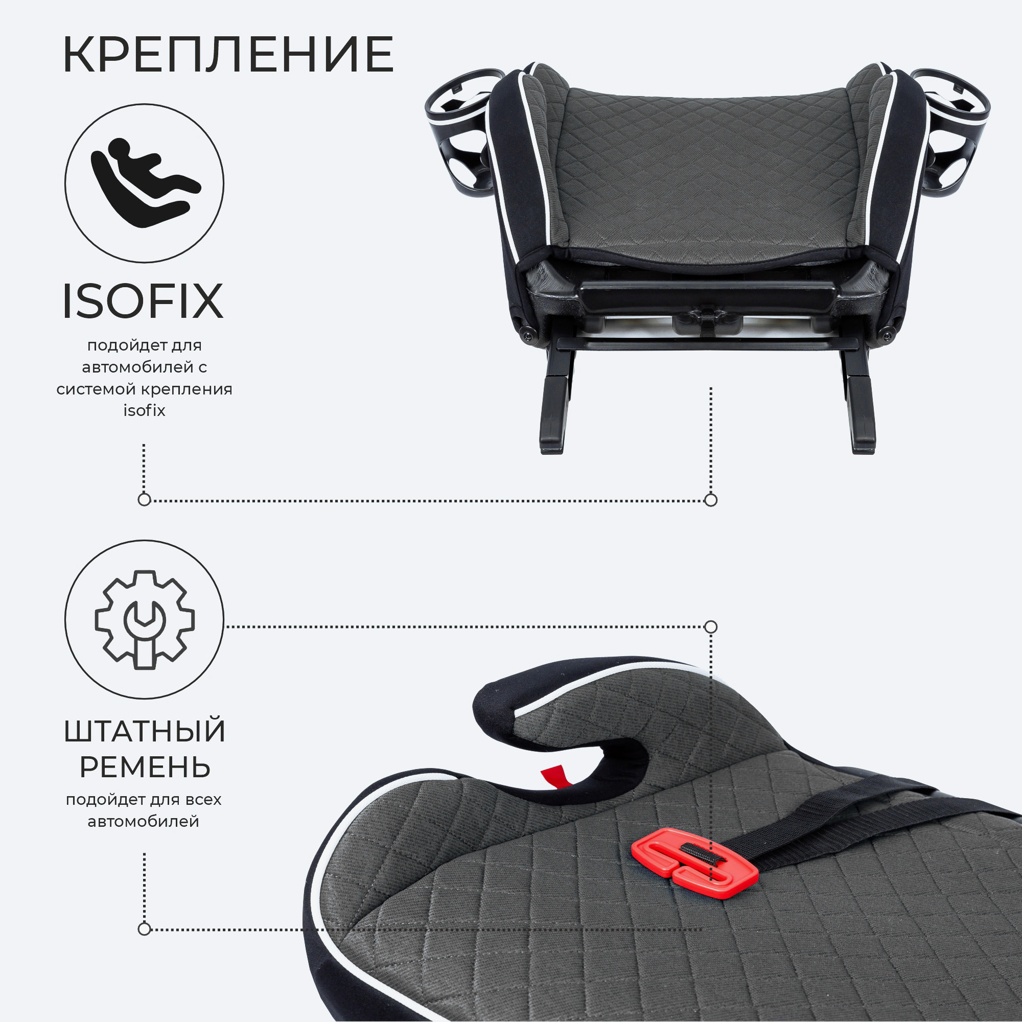 Автокресло Sweet Baby Fantino 2/3 (15-36 кг) - фото 5