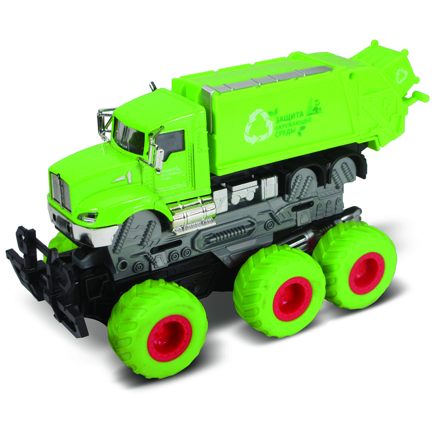 Мусоровоз Funky Toys 1:43 FT61088 - фото 1