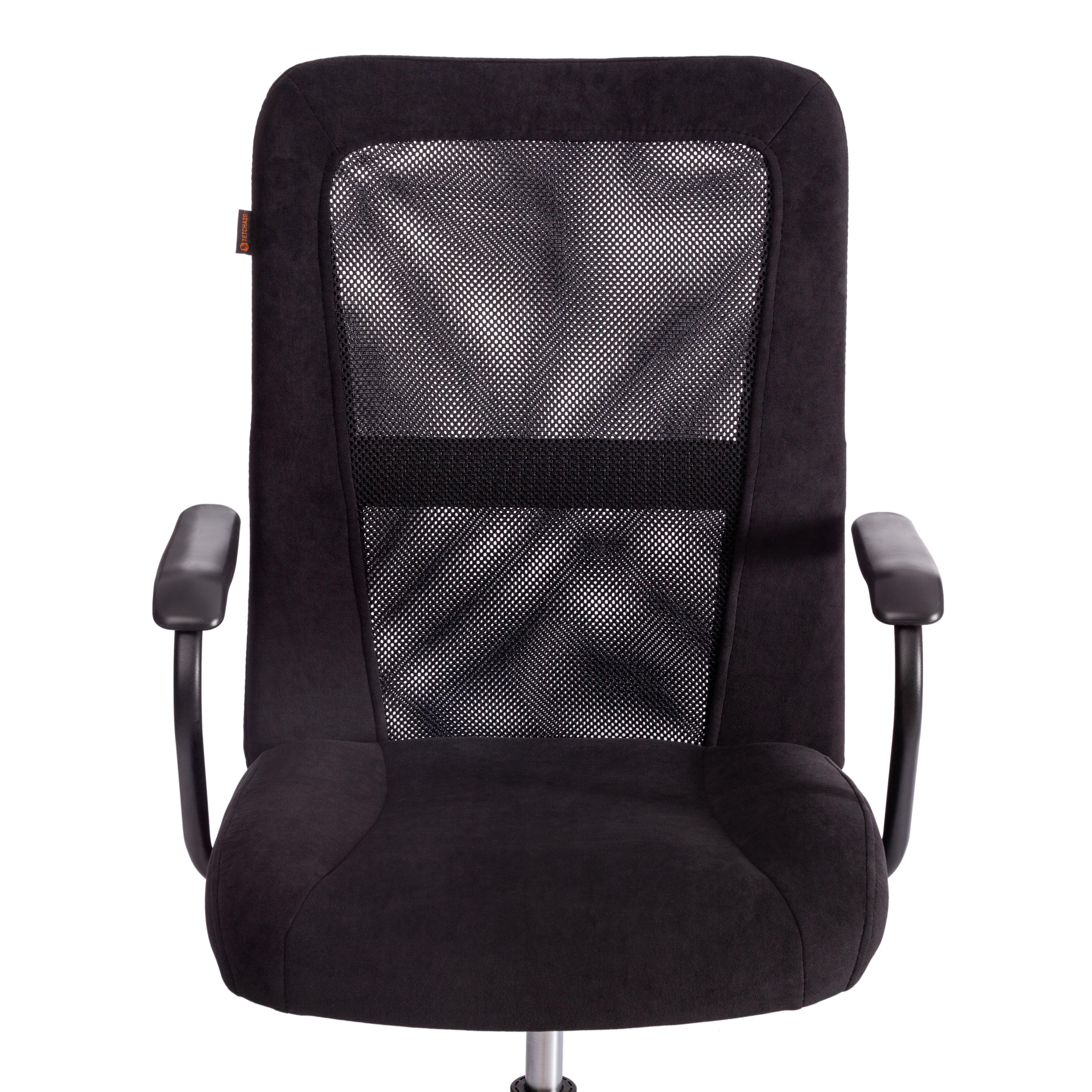 Компьютерное кресло TETCHAIR Стафф флок ткань черный - фото 7