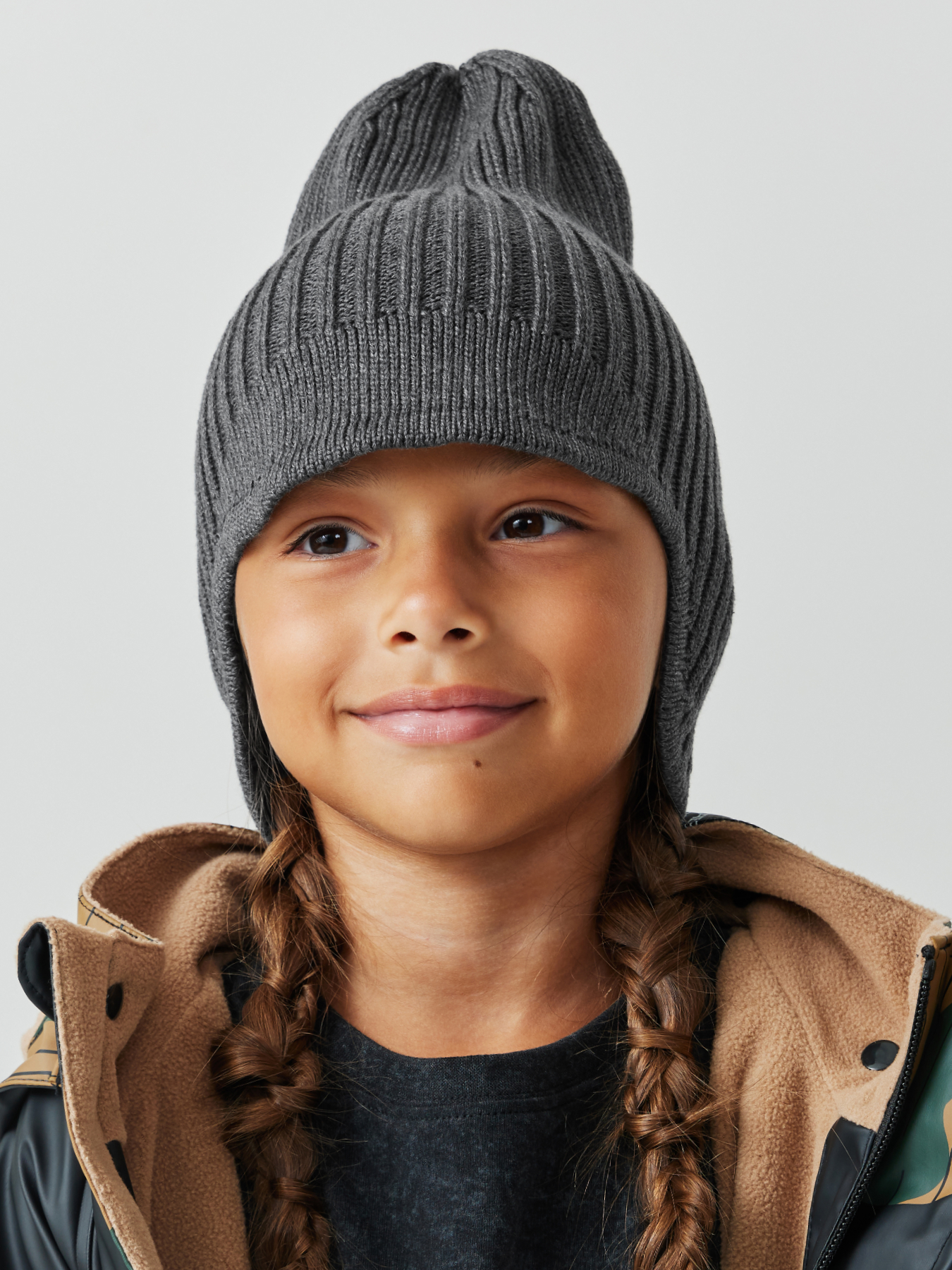 Шапка Happy Baby 88553-0_dark-grey - фото 1