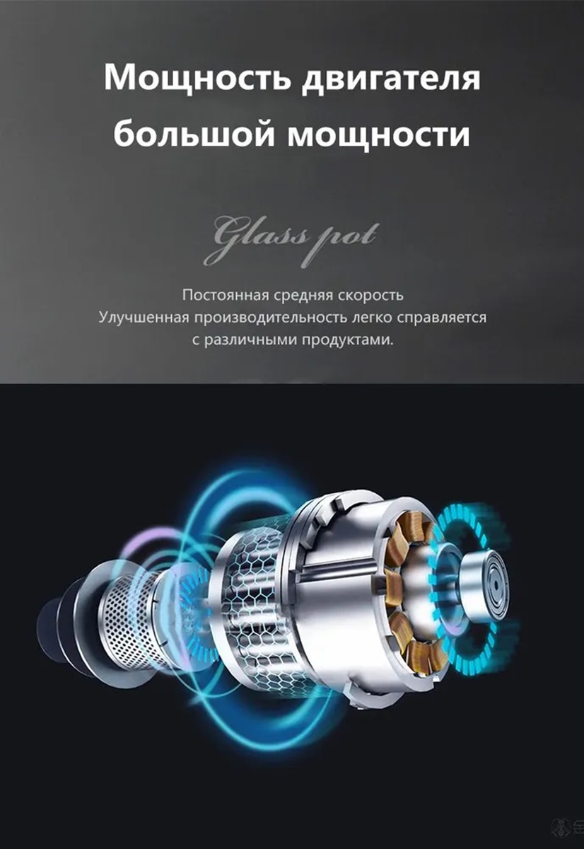 Блендер CASTLELADY профессиональный 5 в 1 - фото 10