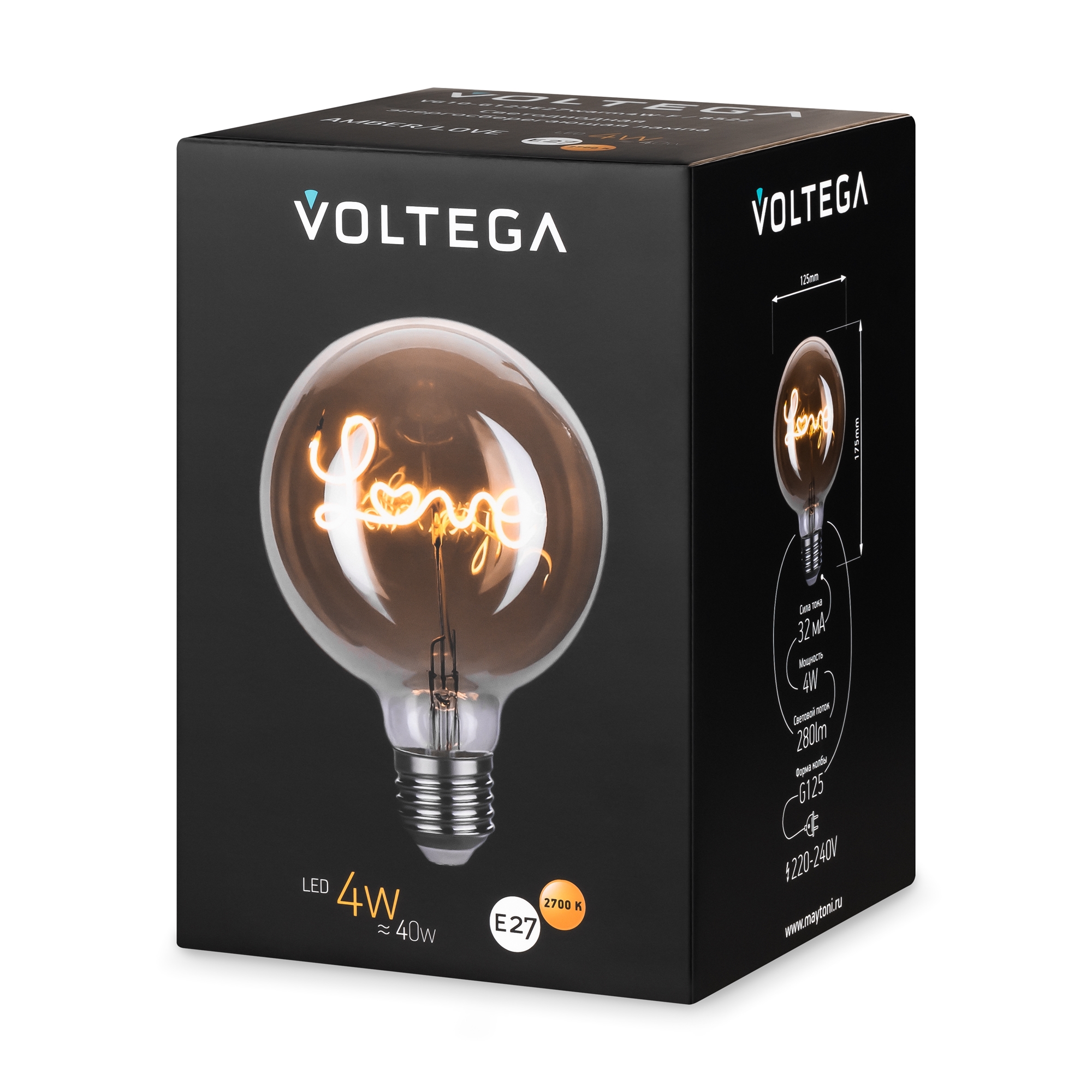 Лампочка декоративная VOLTEGA 8522 - фото 5