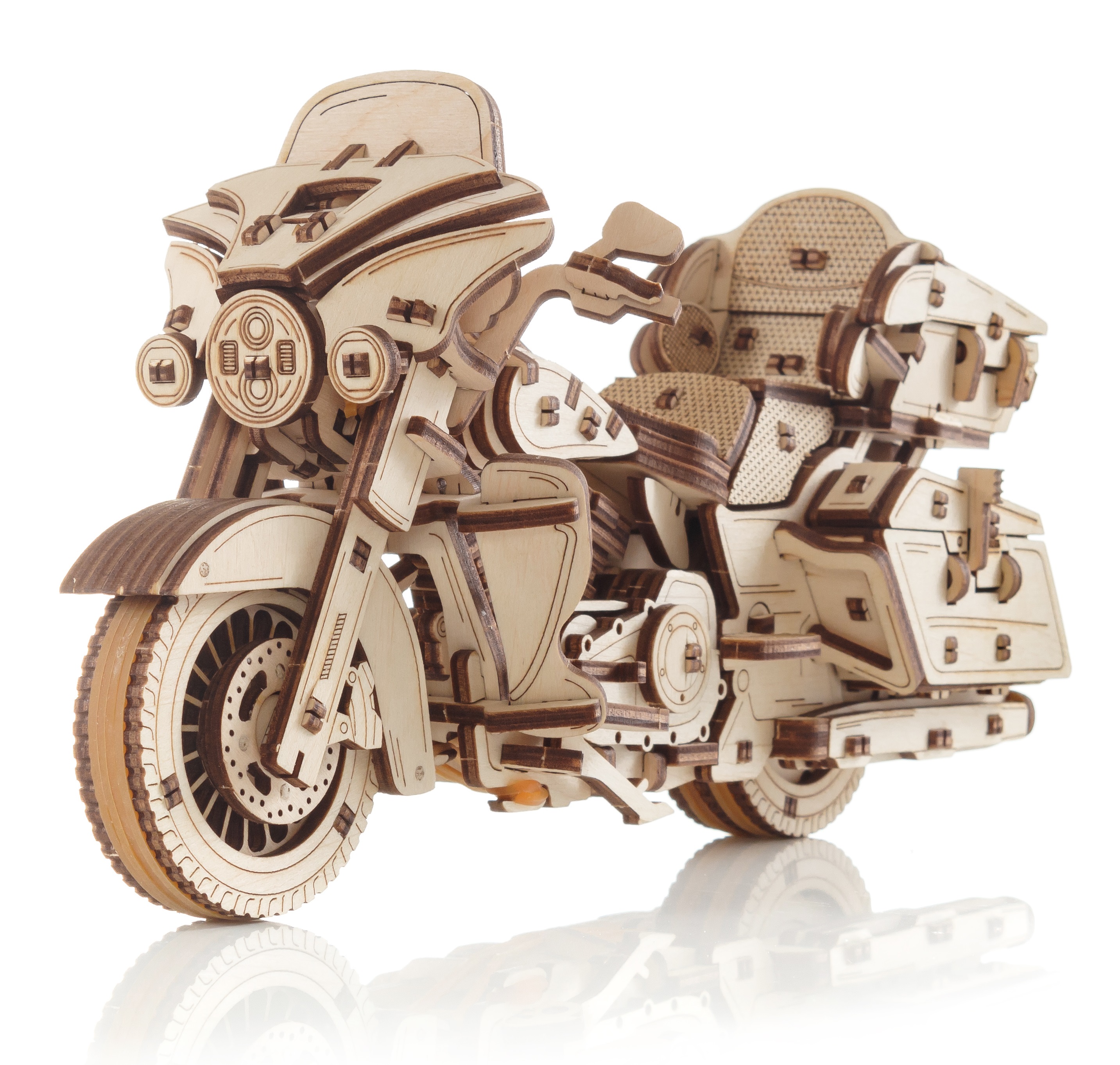 Конструктор Eco Wood Art Мотоцикл Байк деревянный - фото 14