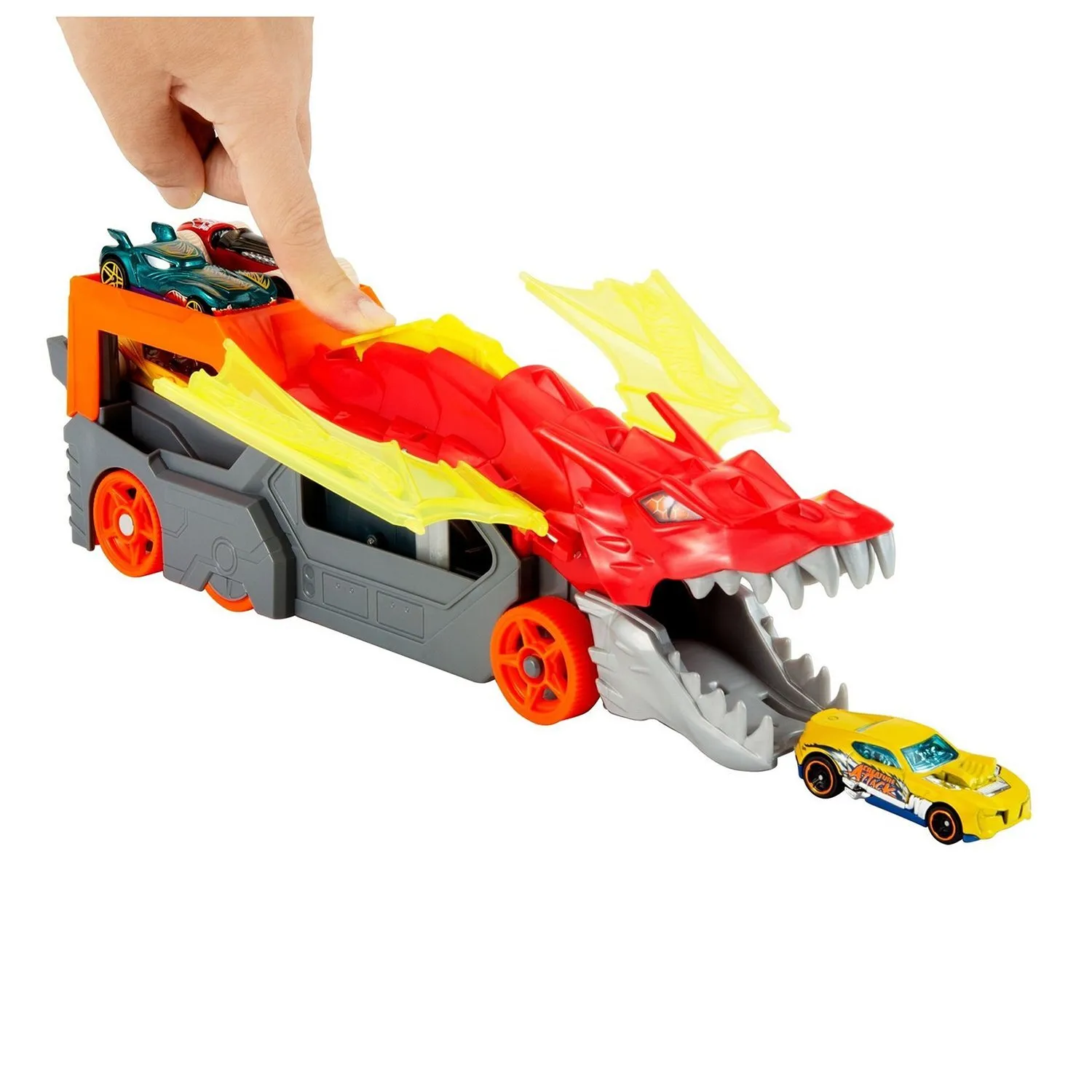 Грузовик Hot Wheels Разъяренный Дракон GTK42 - фото 5