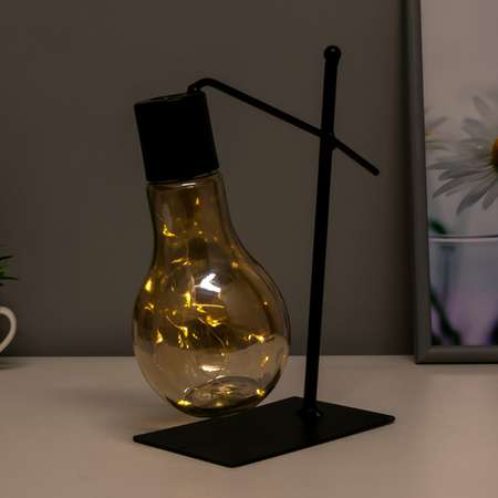 Ночник настольный RISALUX «Ночные огни» LED черный