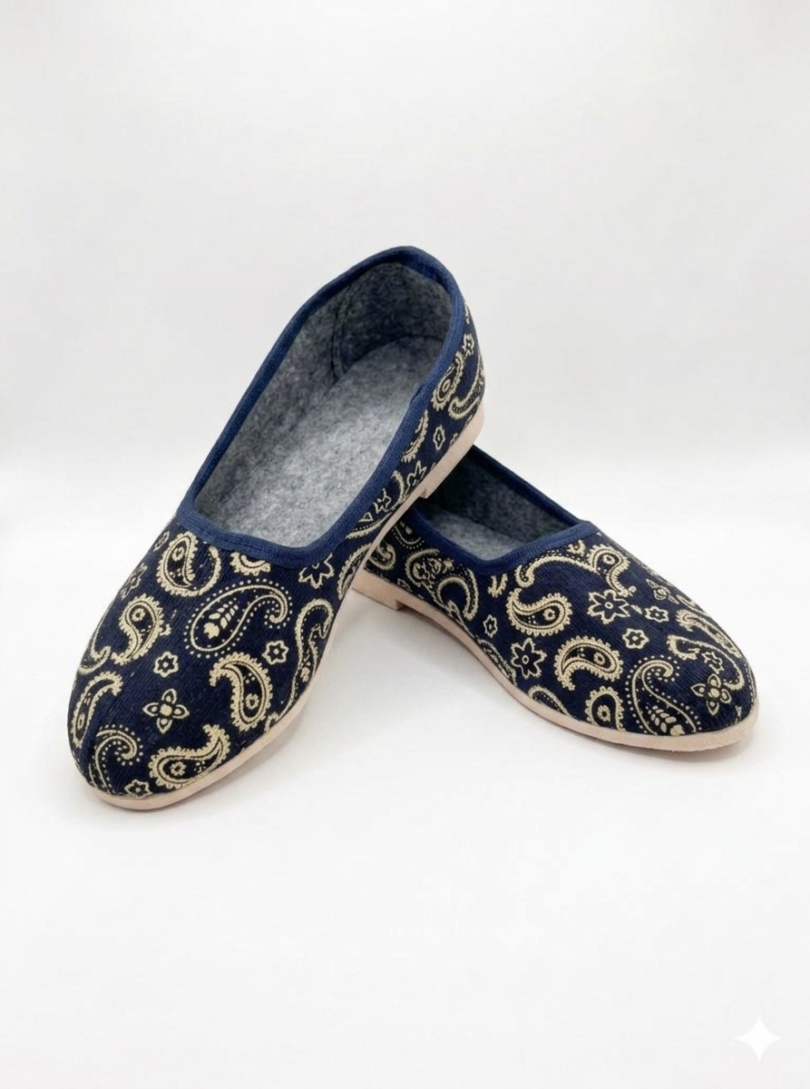 Тапочки UTA HOME 8-1/синий_огурцы - фото 1