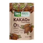 Какао-напиток растворимый ЭКОлогика плюс пакет 140 г