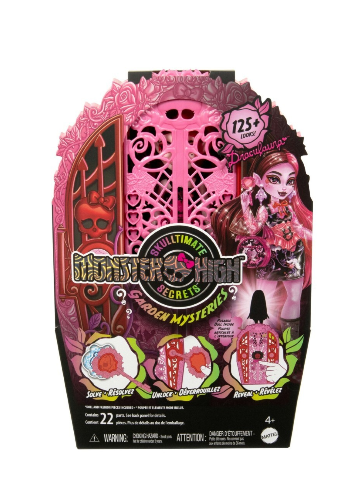 Кукла модельная Monster High Skulltimate Secrets Draculaura HYT72 HYT72 Draculaura - фото 8