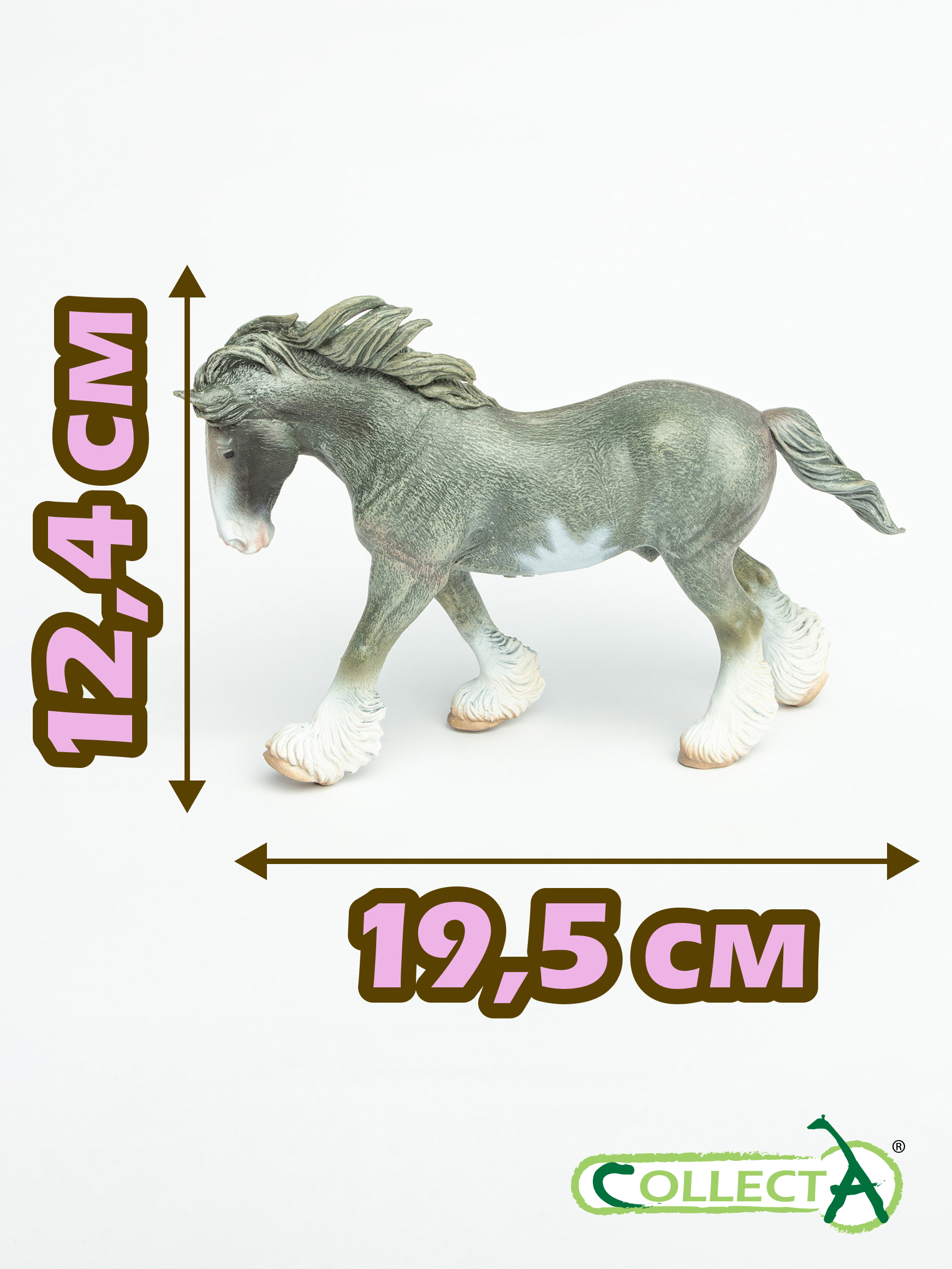 Фигурка Collecta Клейдесдальский жеребец - фото 2