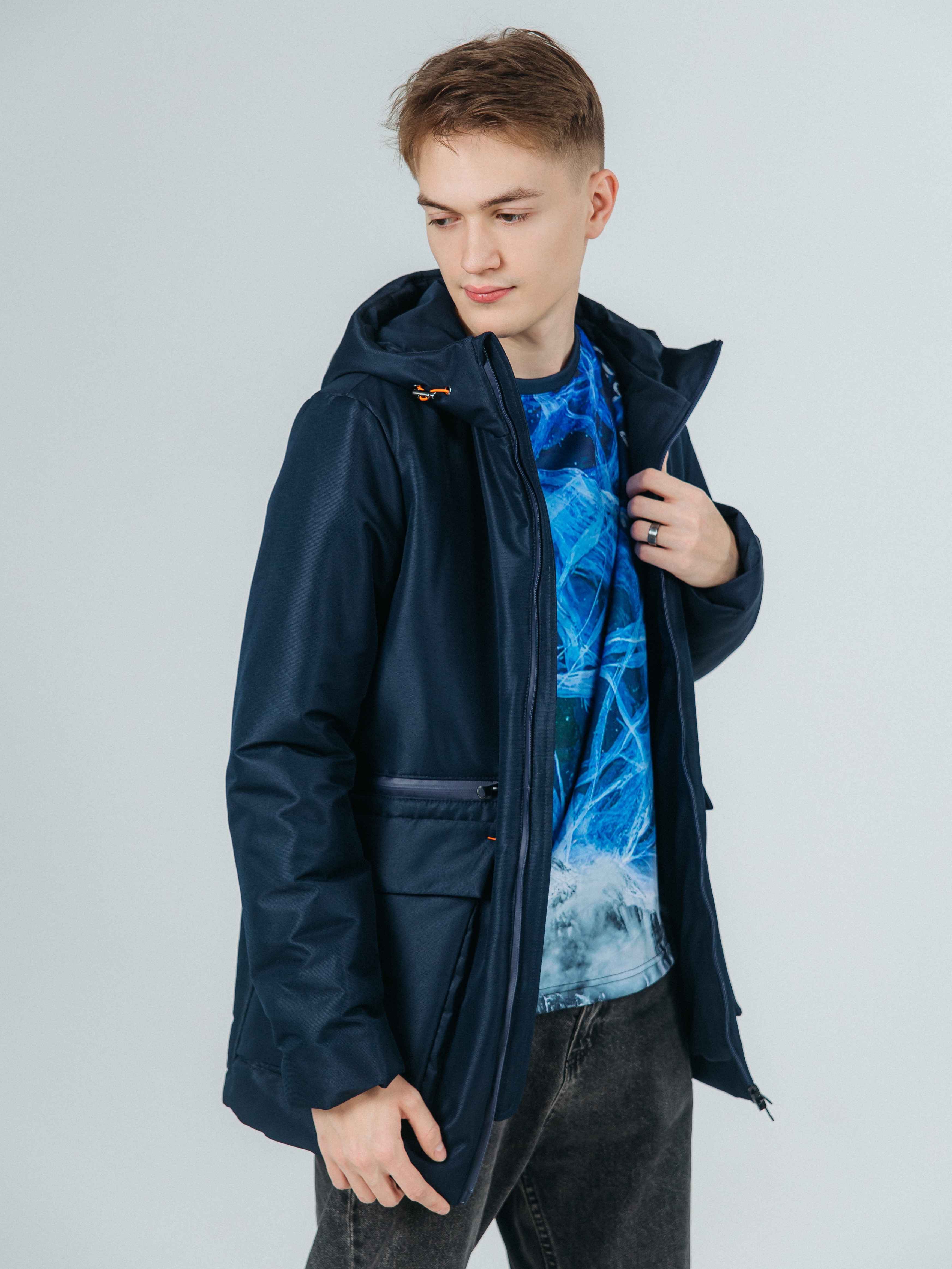 Куртка Аврора 1086-М/темно-синий - фото 10