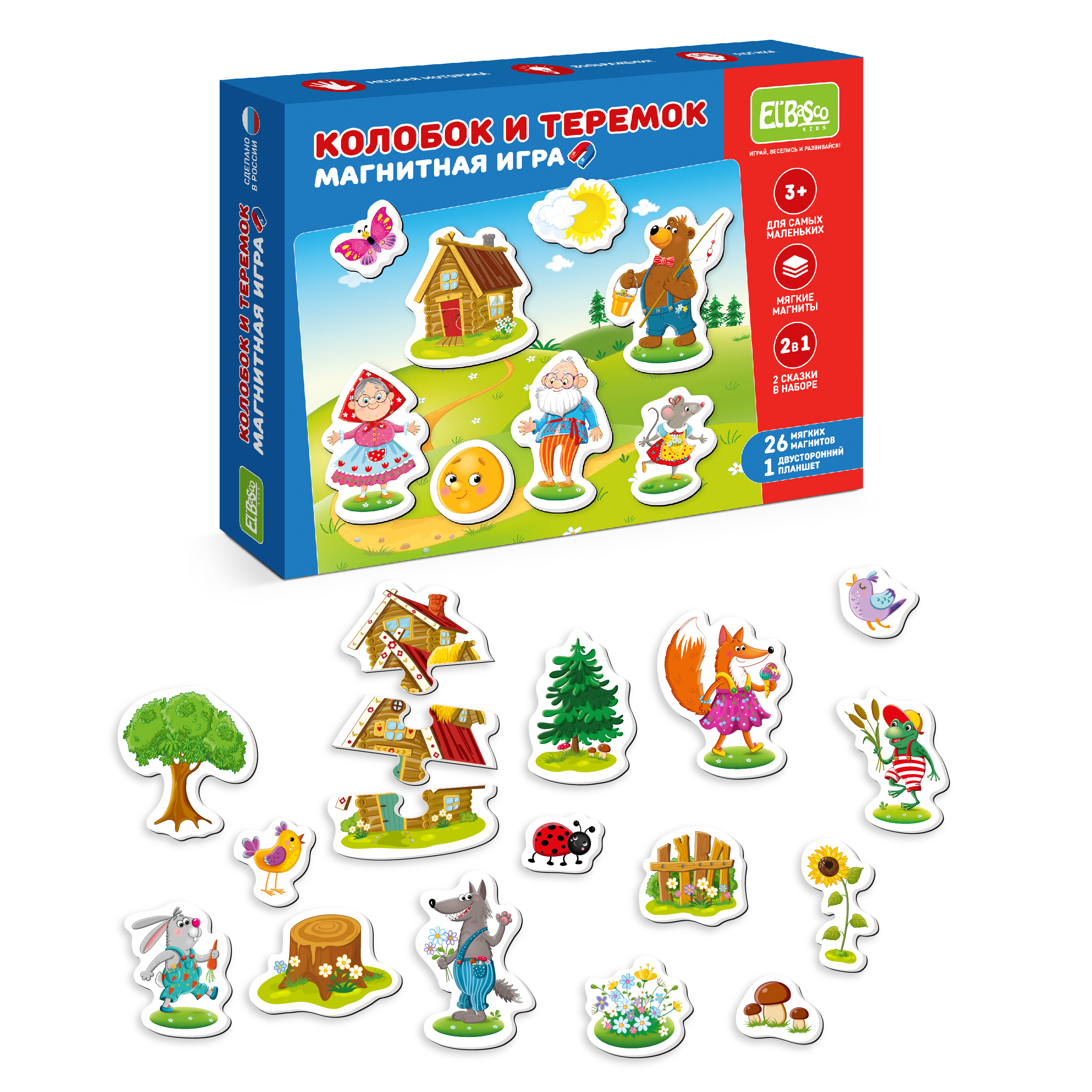 Настольная игра El BascoKids Теремок и колобок - фото 8