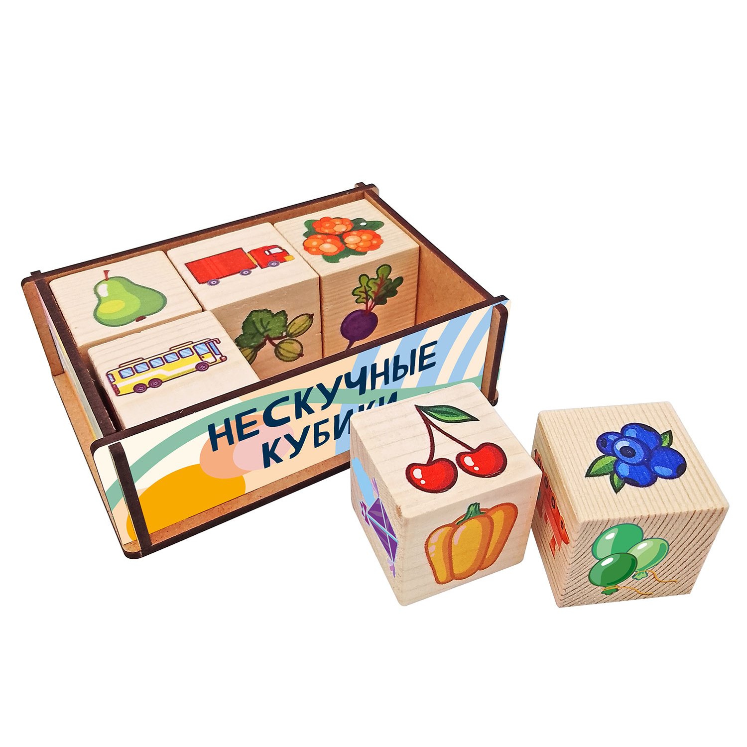 Игрушка Нескучные игры кубики - фото 1
