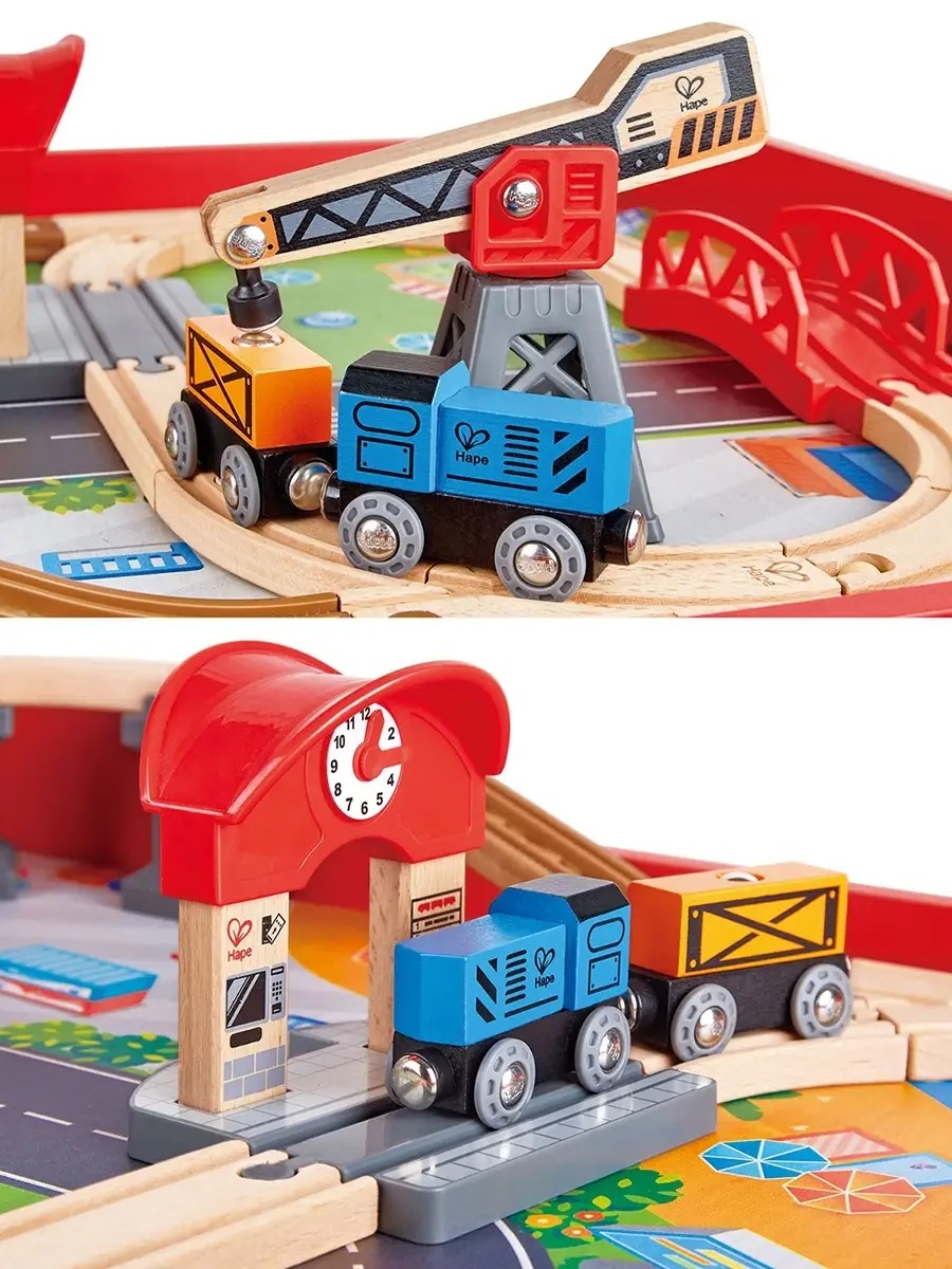 Набор железнодорожный Hape E3769_HP - фото 5