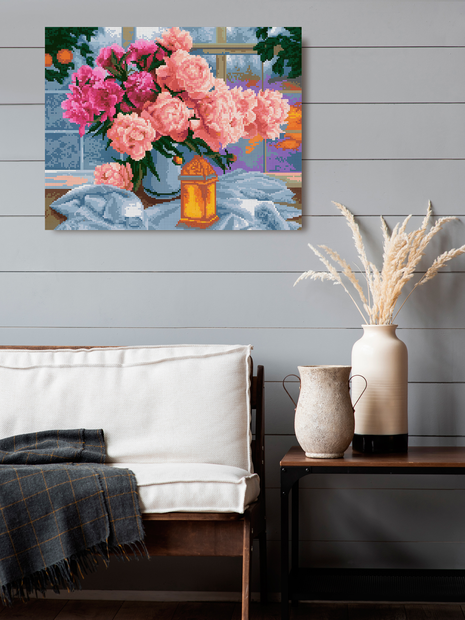 Алмазная мозаика Art on Canvas Цветочный натюрморт в ассортименте - фото 3