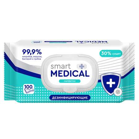 Влажные салфетки Smart Medical 100 шт.