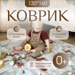 Детский коврик развивающий Лунатоп для малышей