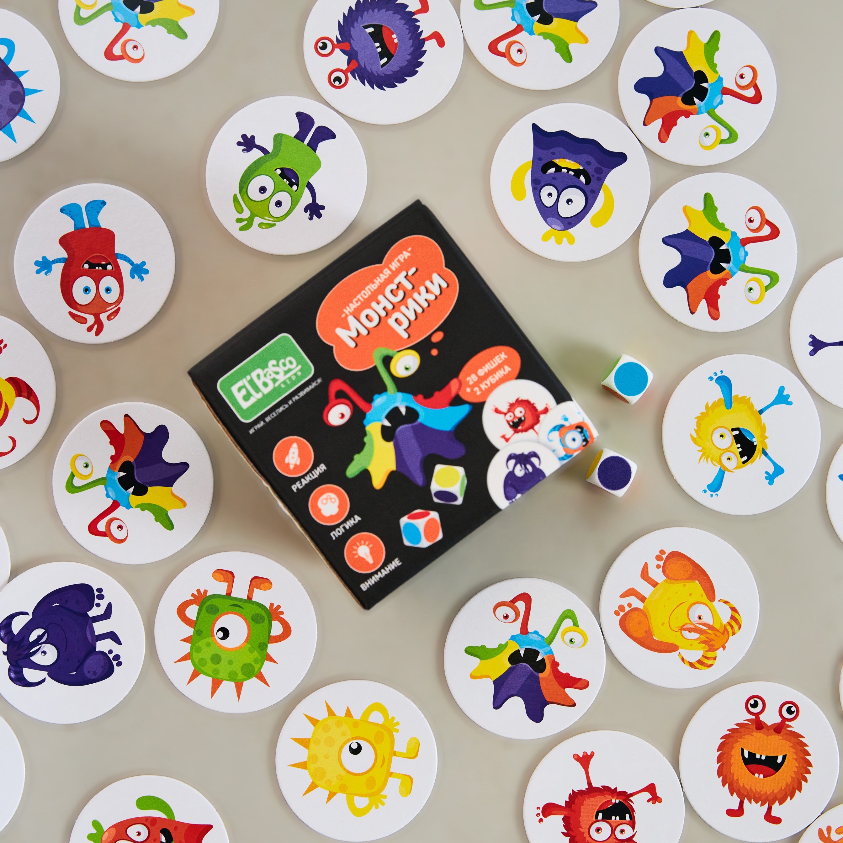 Настольная игра El BascoKids Монстрики - фото 6