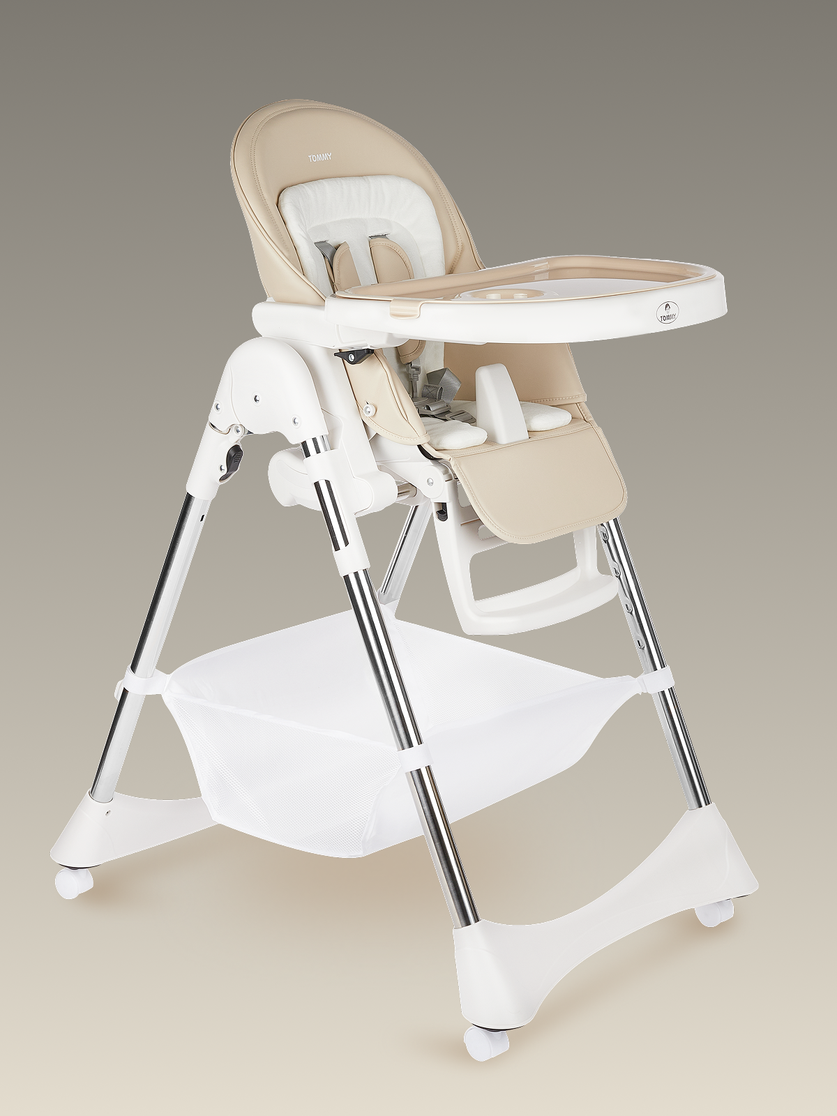 Стульчик для кормления TOMMY Bon appetit бежевый - фото 1