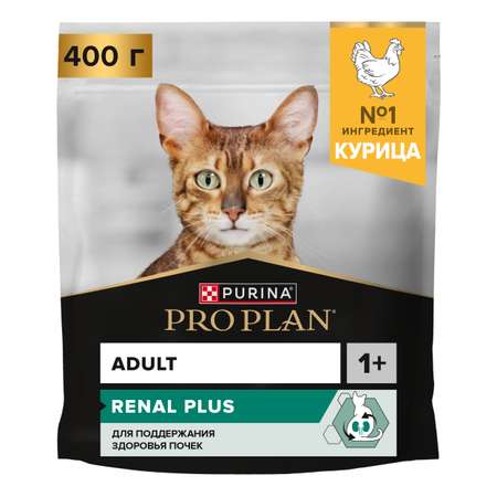 Корм сухой для кошек PRO PLAN 400г с курицей