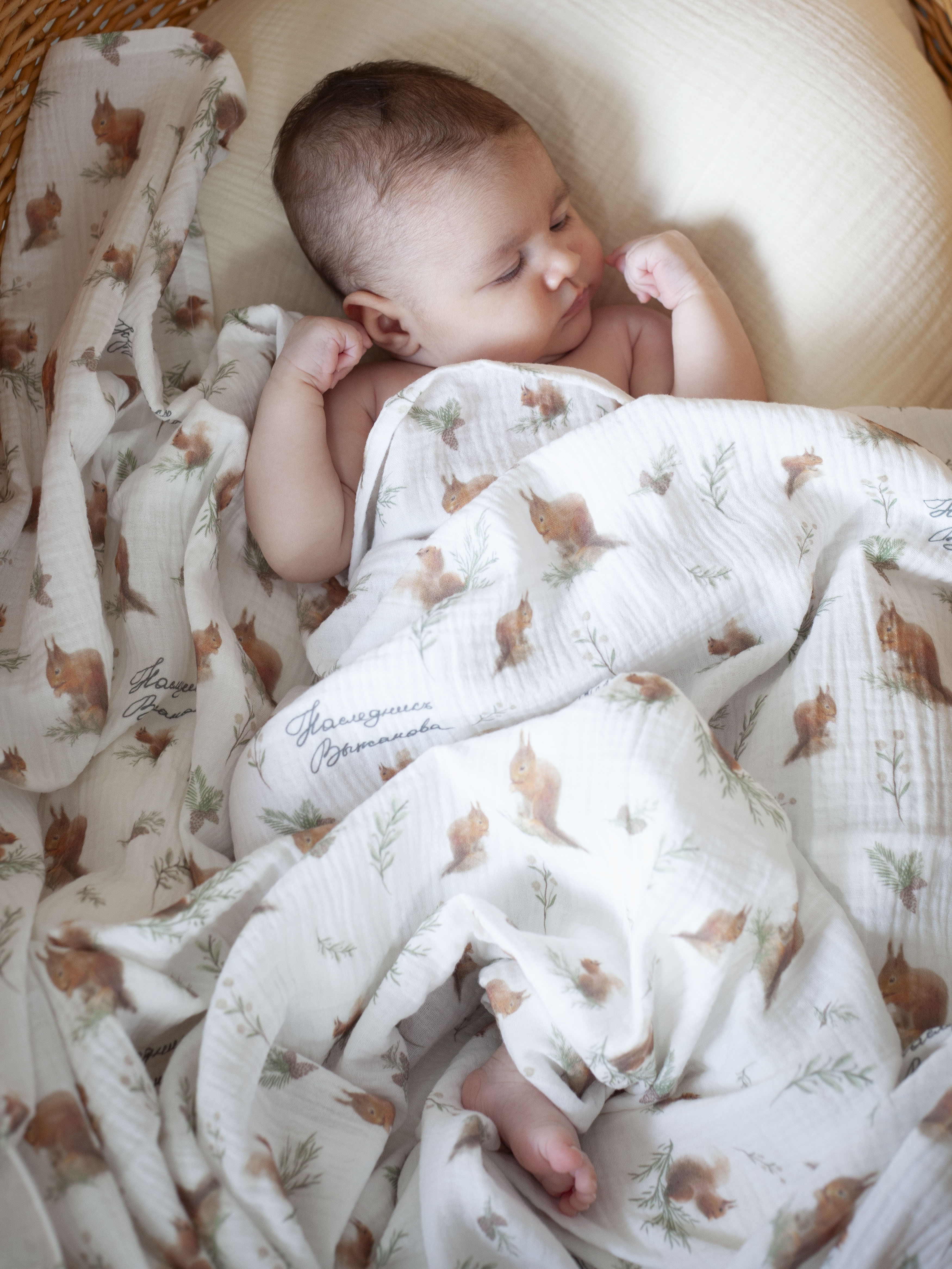 Пелёнка НаследникЪ Выжанова Набор муслиновых пеленок муслин 120х120 см 2 шт. - фото 1