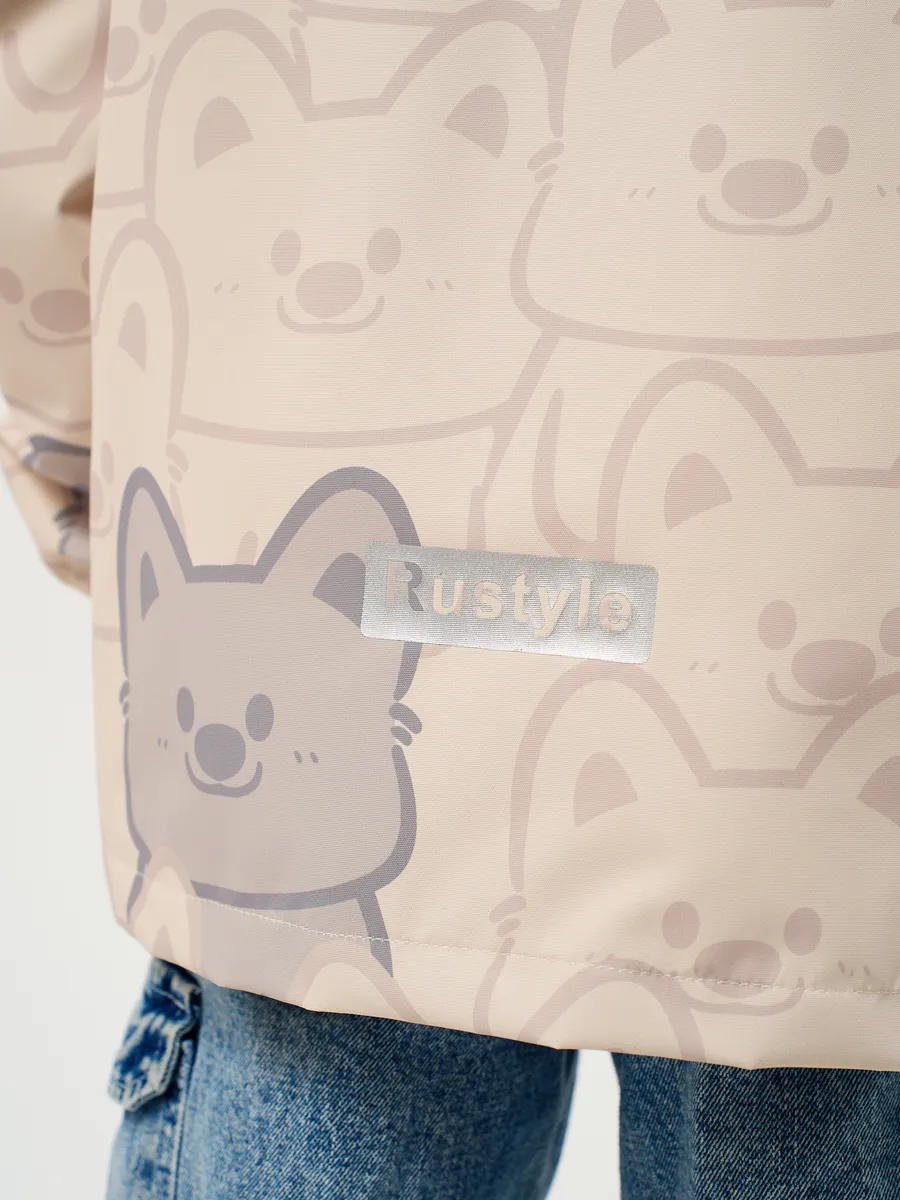 Ветровка RuStyle ДМ-ветRSL-673-волкбеж - фото 12