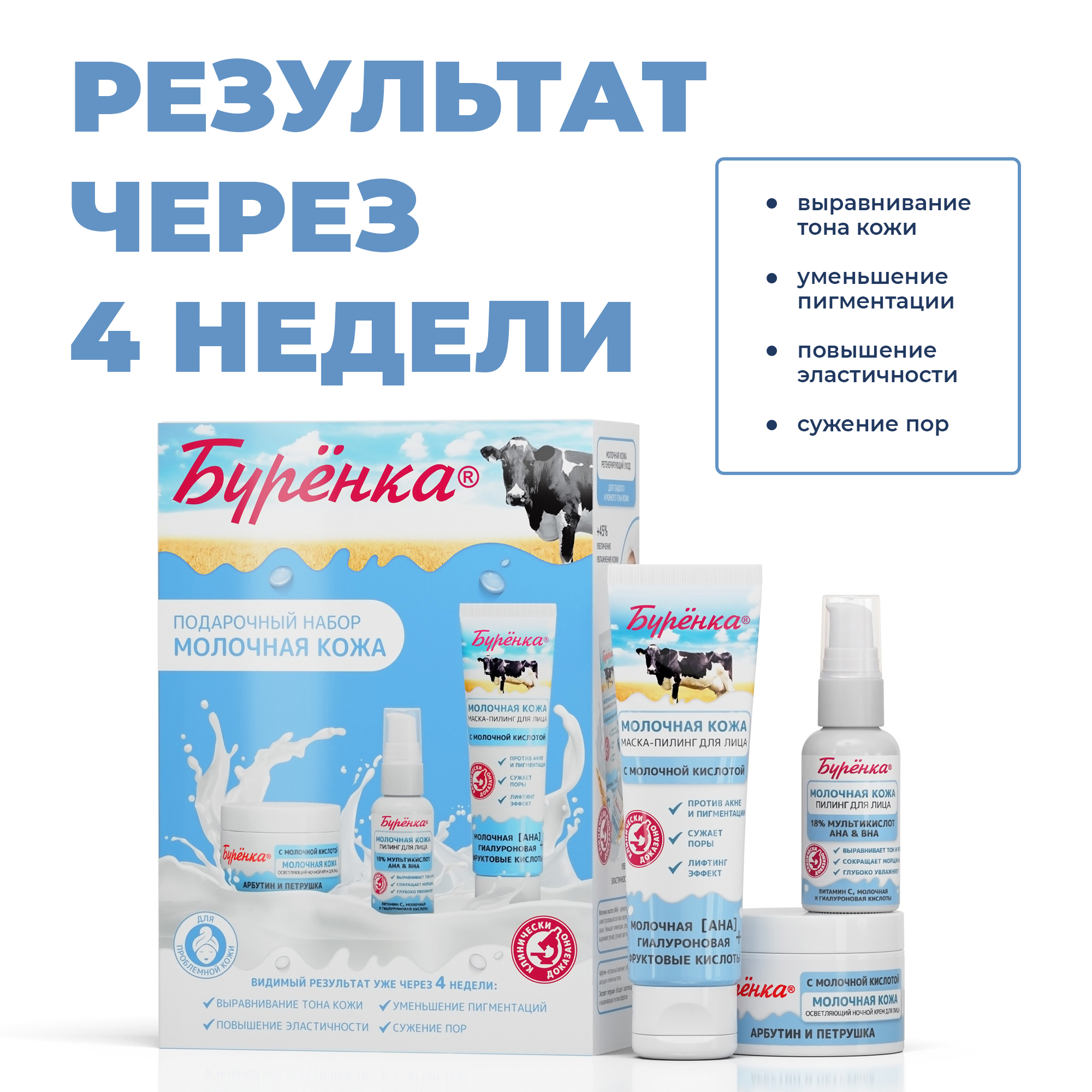 Набор средств Лошадиная сила Буренка Молочная кожа - фото 8