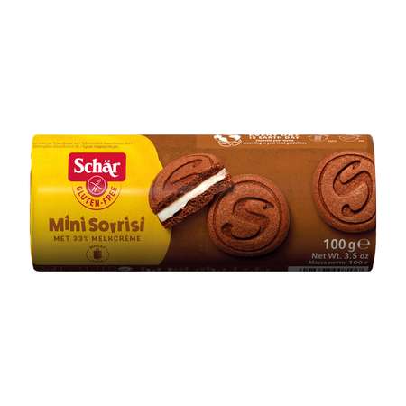 Печенье Dr.Schar Mini Sorrisi без глютена 100г*3 штуки