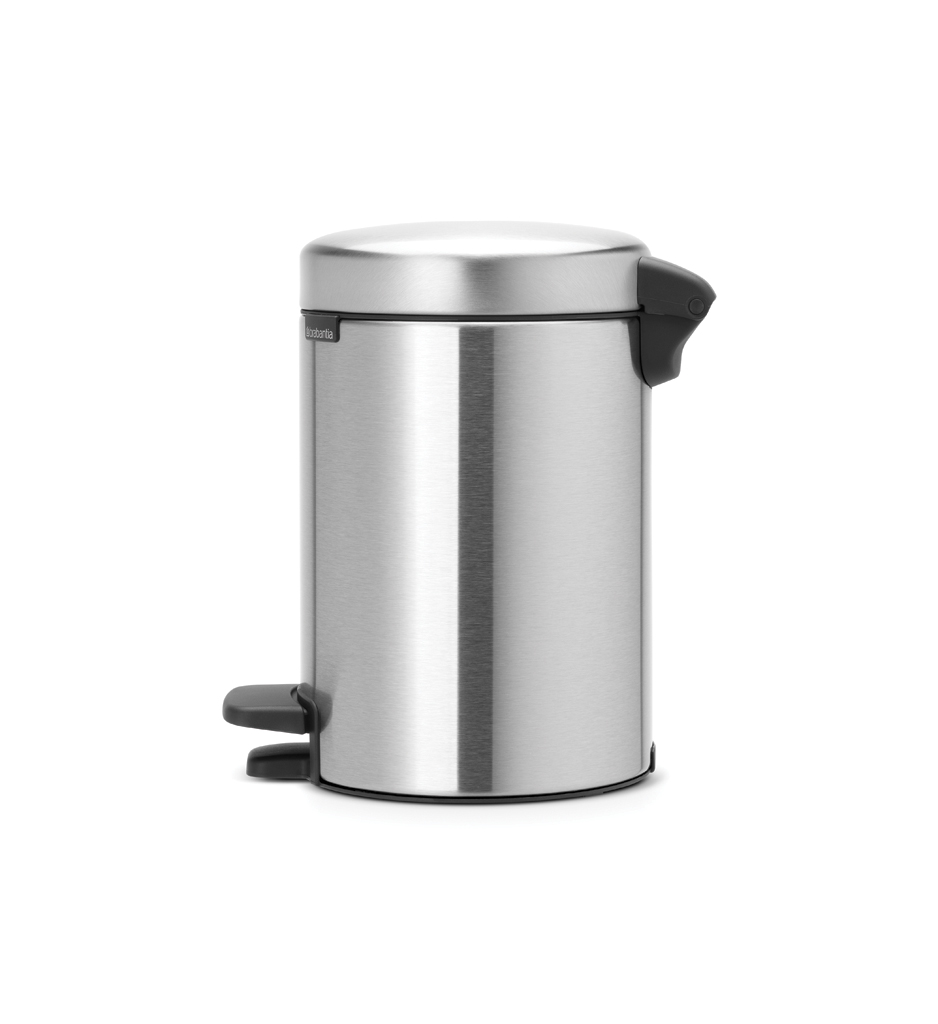 Бак мусорный Brabantia NewIcon с педалью стальной матовый FPP 3л 112164 - фото 2