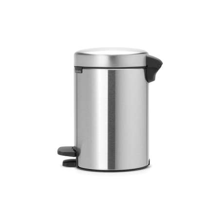 Бак мусорный Brabantia NewIcon с педалью стальной матовый FPP 3л 112164