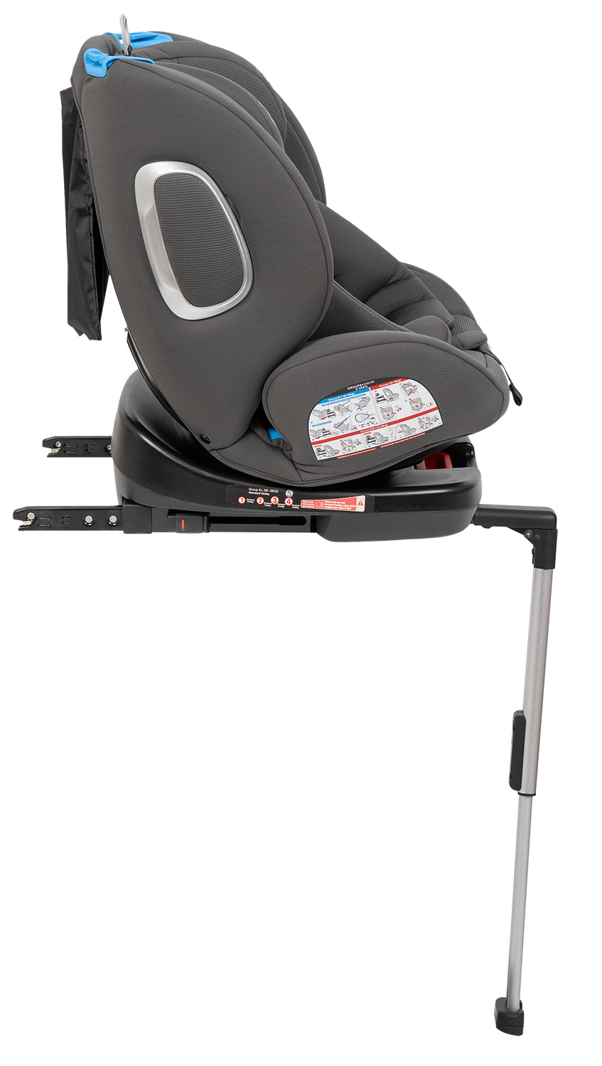 Автокресло Farfello YB102A Isofix 0+/1/2/3 (0-36 кг) серый - фото 13