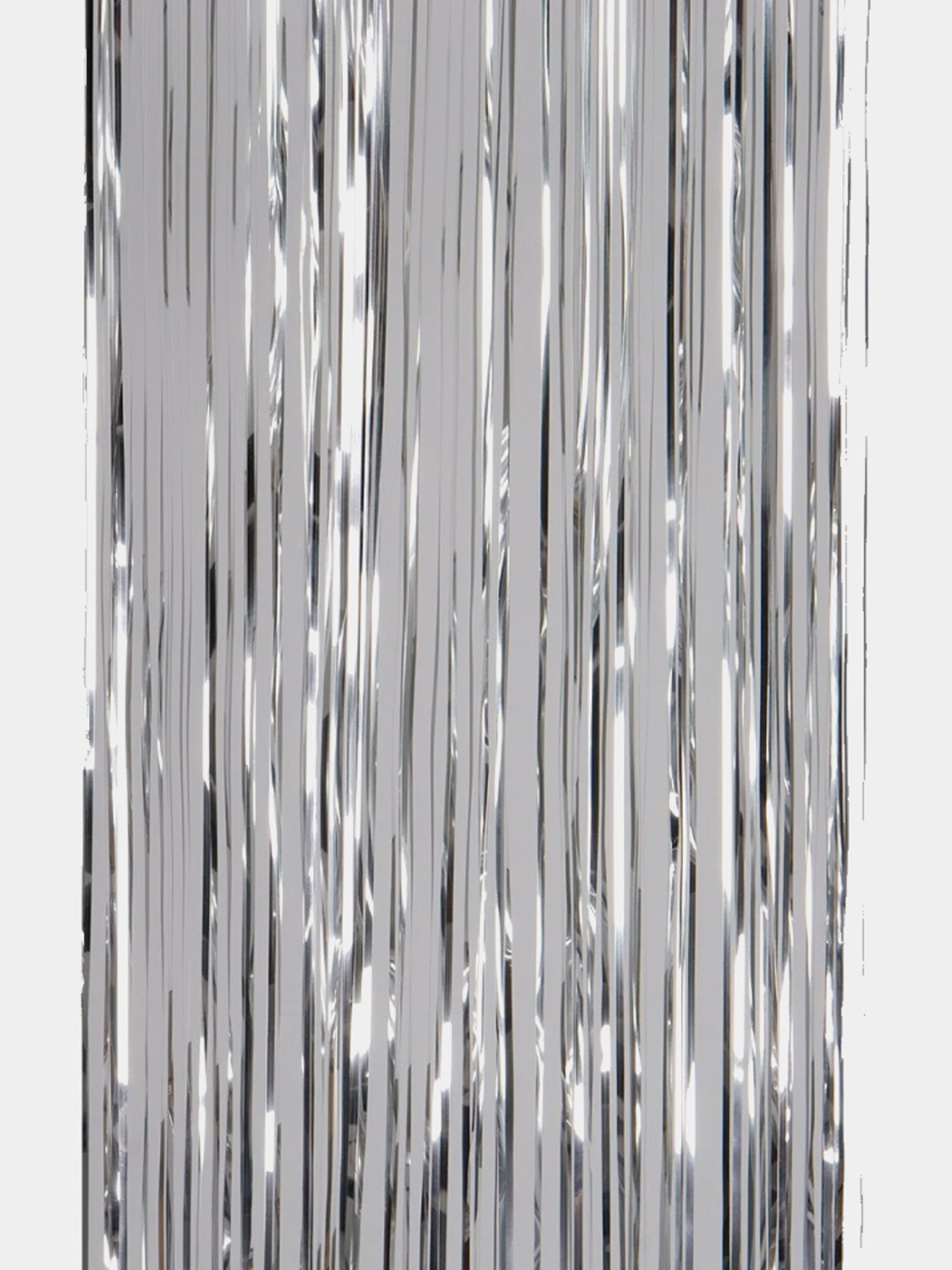 Дождик для фотозоны ZHIYU MENG серебристый 2х1м 4 штуки - фото 6