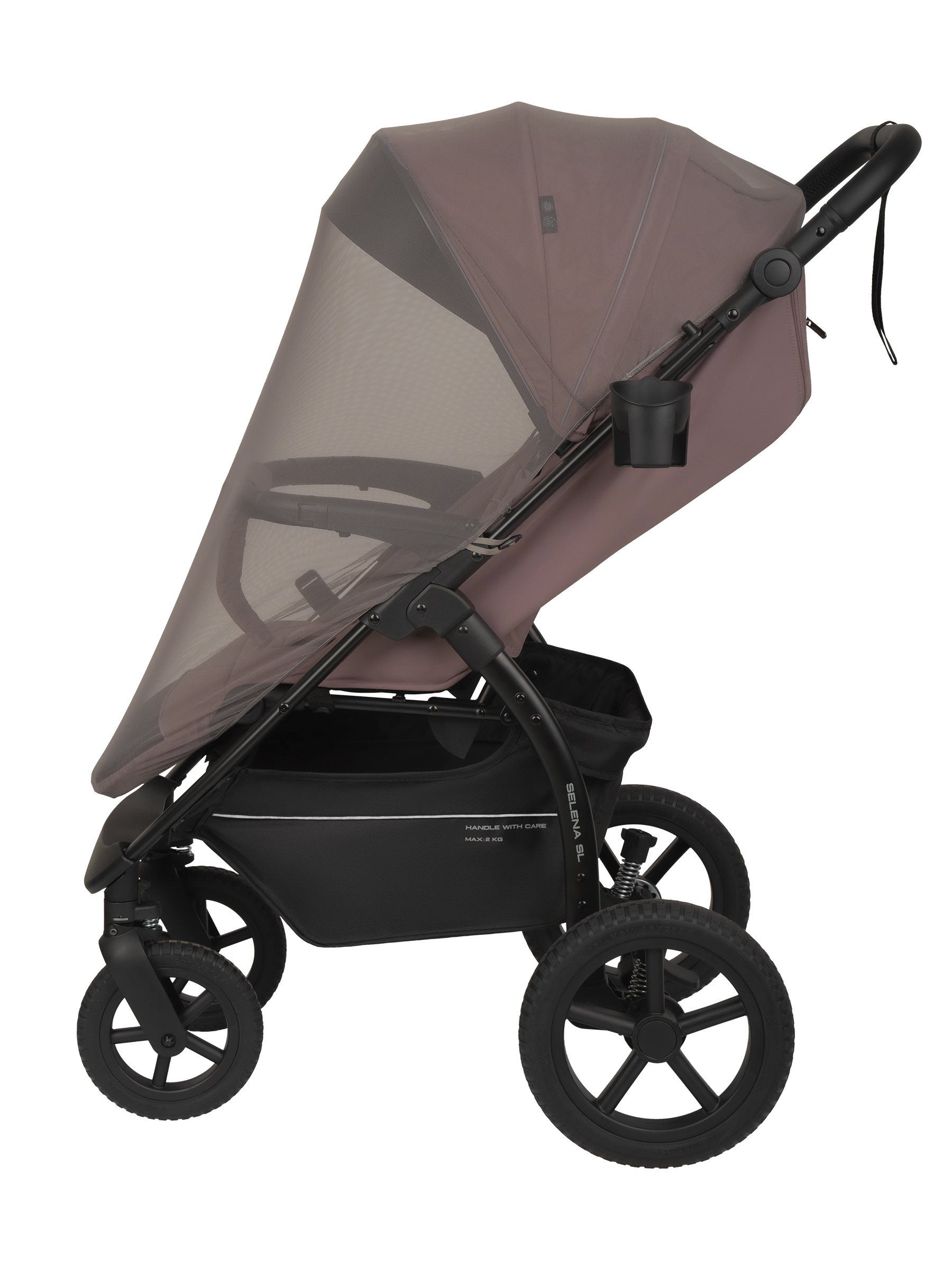 Коляска прогулочная JOVOLA Selena SL, розовый - фото 22