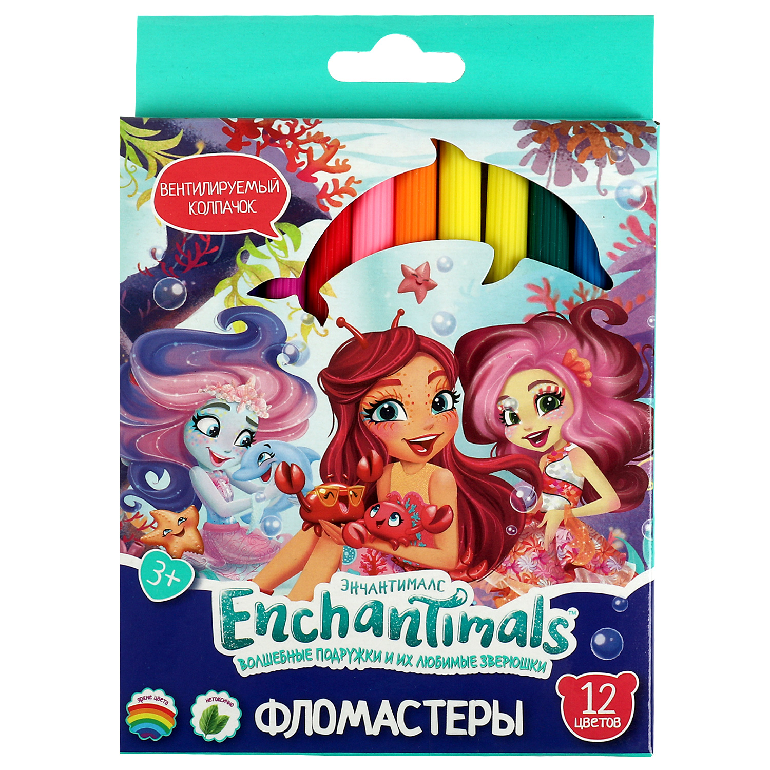 Фломастеры УМка 12 цв. - фото 1