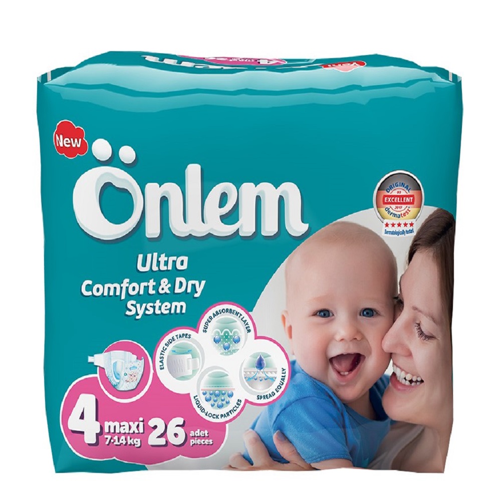 Подгузники Onlem для новорожденных 4 (7-14 кг) 26 шт. - фото 5