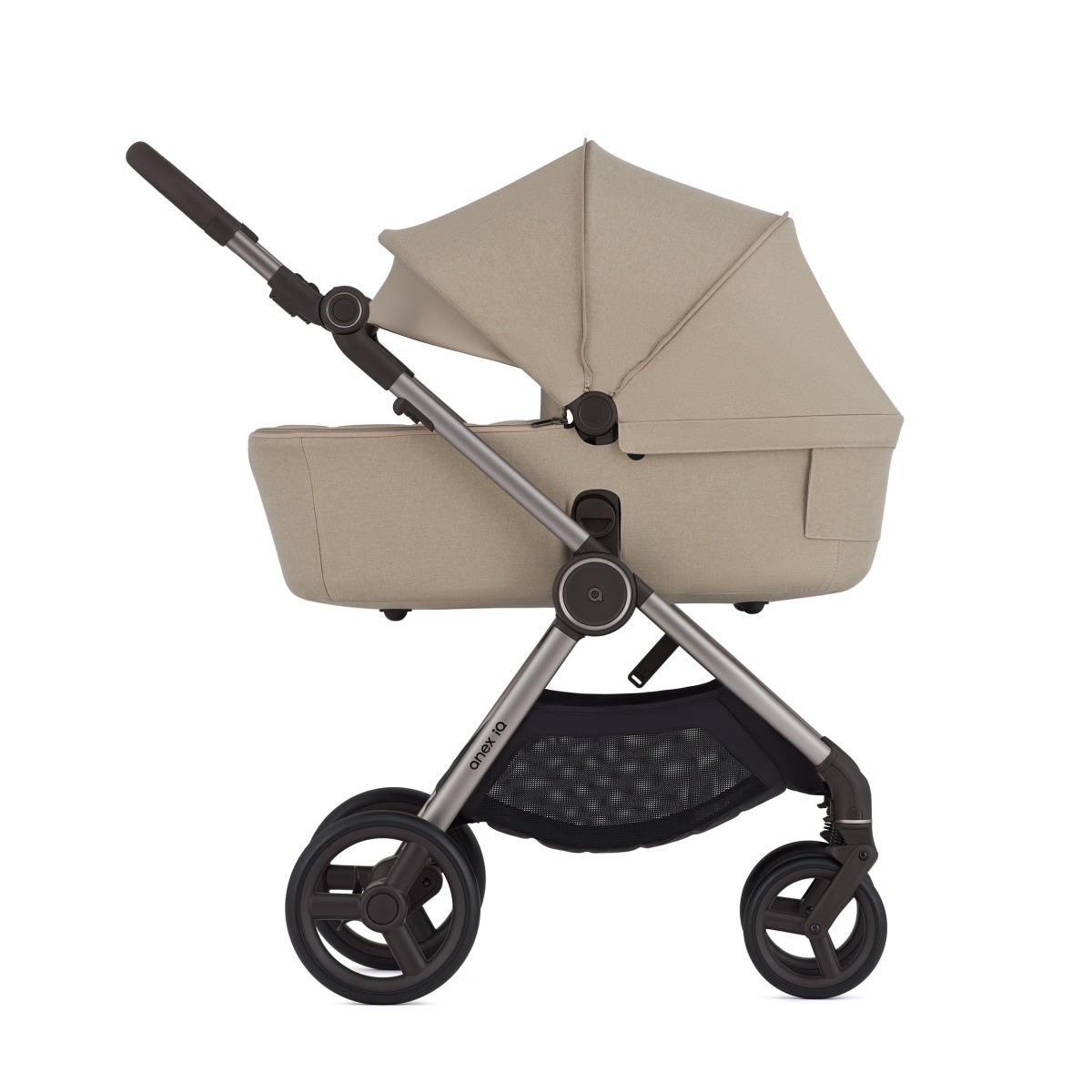 Коляска 2в1 Anex IQ Premium 2025, Creamy бежевый - фото 3